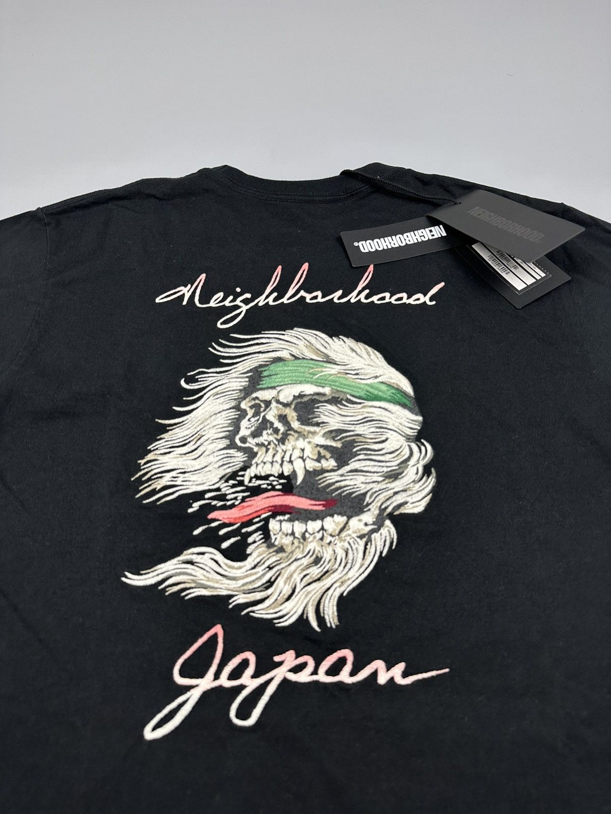Neighborhood Neighborhood Japan Embroidery Skull Tee Size US M / EU 48-50 / 2 - 3 Thumbnail