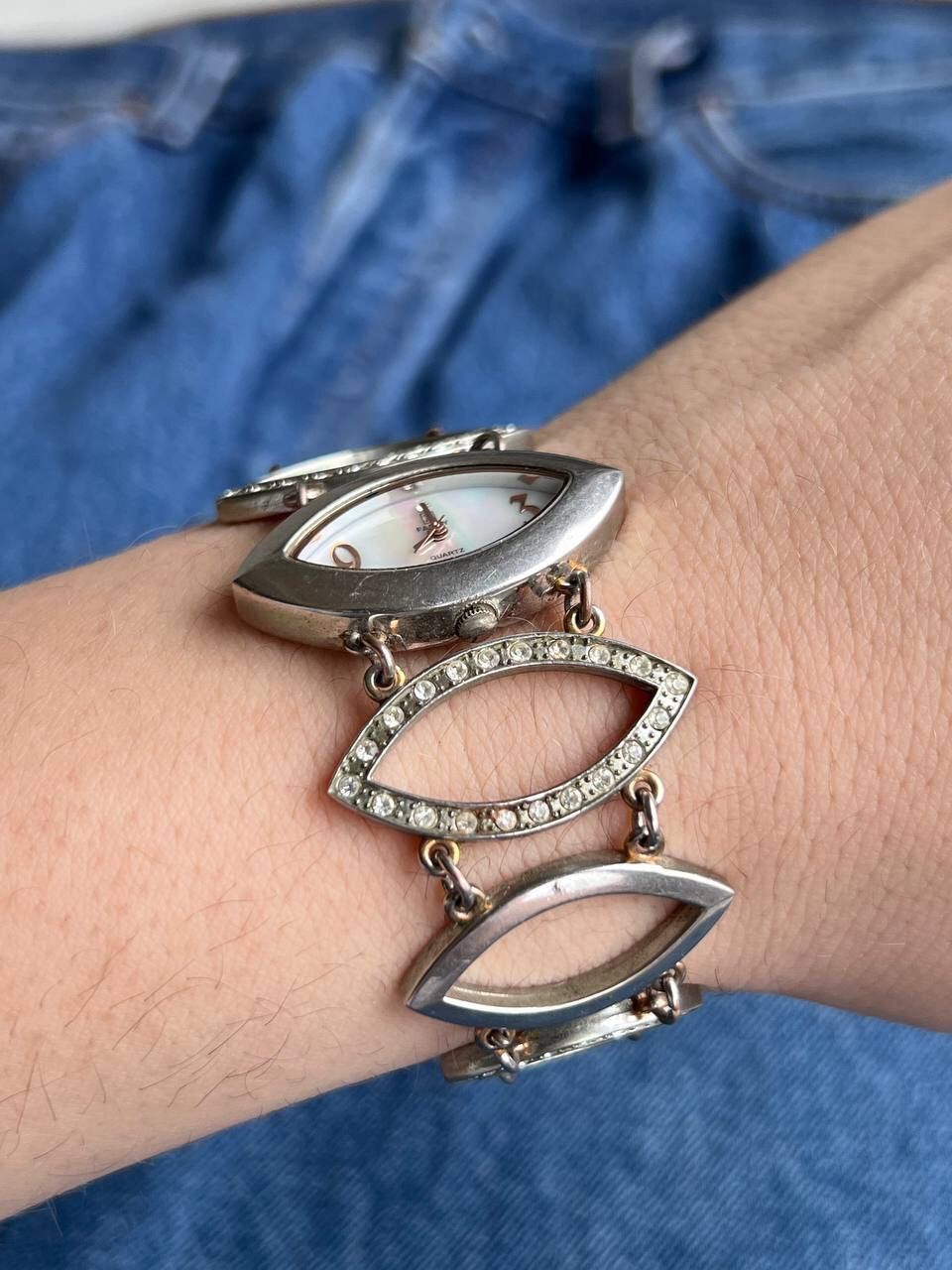 Japanese Brand × Vintage Vintage Japanese style futuristic Link ⛓ Metal Watch Size ONE SIZE - 4 Thumbnail