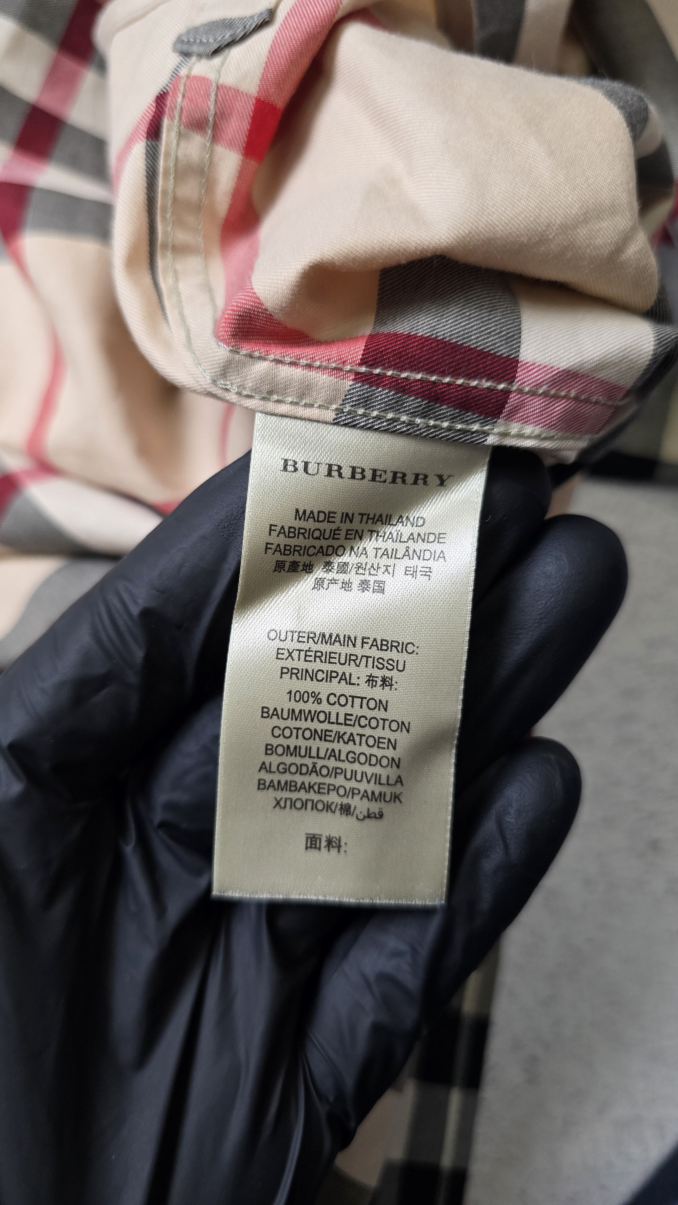 Burberry Burberry Brit Nova Check Shirt Long Sleeve Luxury Size US XL / EU 56 / 4 - 15 Thumbnail