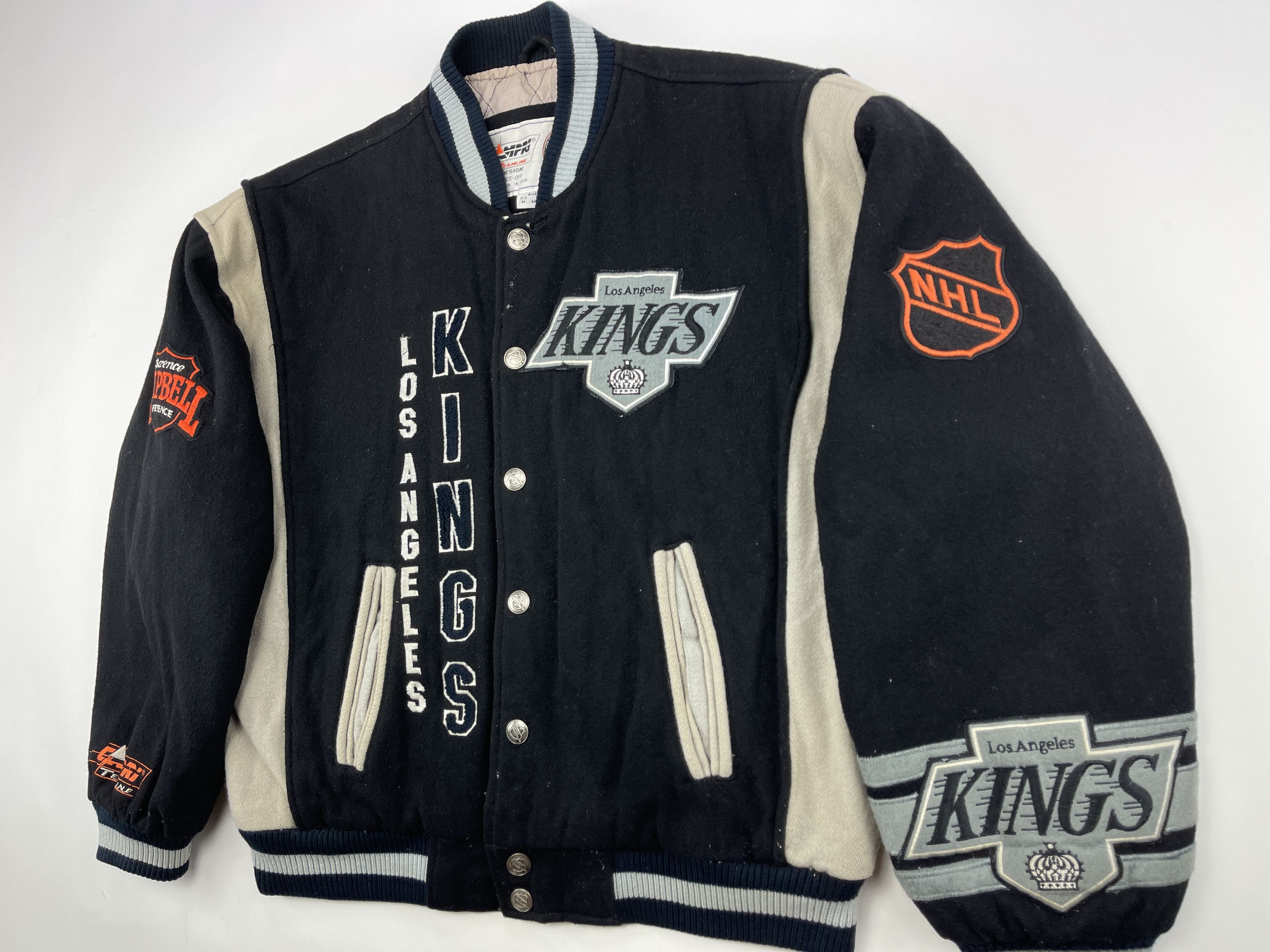 NHL NHL Los Angeles Kings jacket, Campri Teamline, vintage 90s L Size US L / EU 52-54 / 3 - 6 Thumbnail