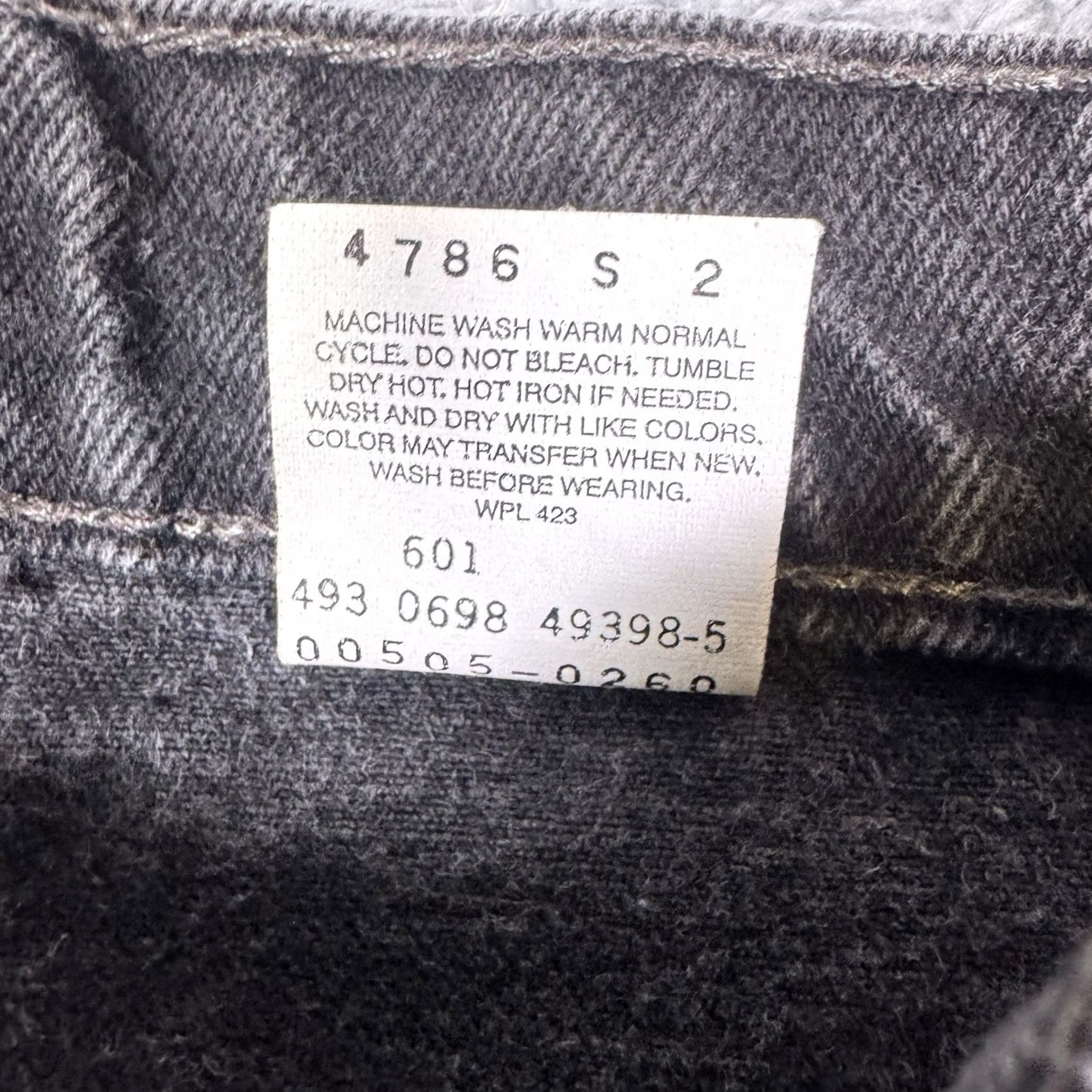 Levi's VINTAGE Levi's 505 Jeans Men 30x30 Paper Tag 1998 Grunge 90s Skater Straight Denim Jeans Size US 30 / EU 46 - 6 Thumbnail