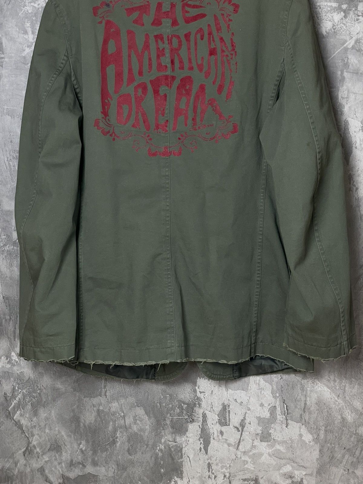 Japanese Brand × Vintage Vintage Big Logo American Retro 90s Blazer Cotton Jacket Size US L / EU 52-54 / 3 - 3 Thumbnail