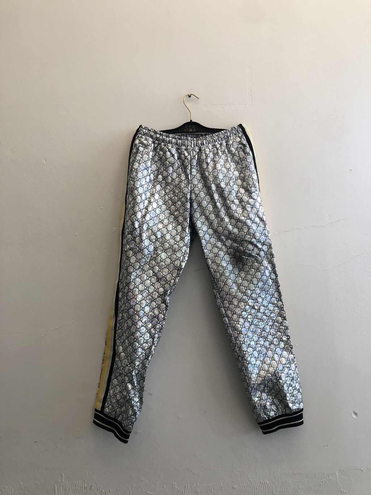 Gucci Gucci GG Supreme Print diamond crystal Jogging Pant Size US 32 / EU 48 - 1 Thumbnail