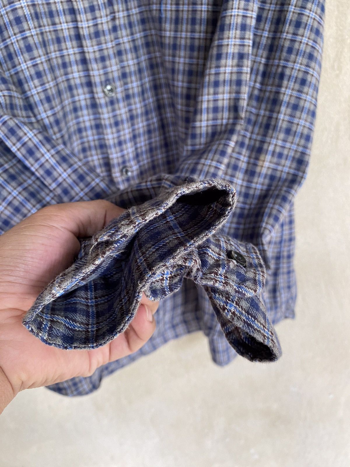 Flannel Japanese Brand Rageblue Plaid Tartan Flannel Shirt Size US M / EU 48-50 / 2 - 6 Thumbnail