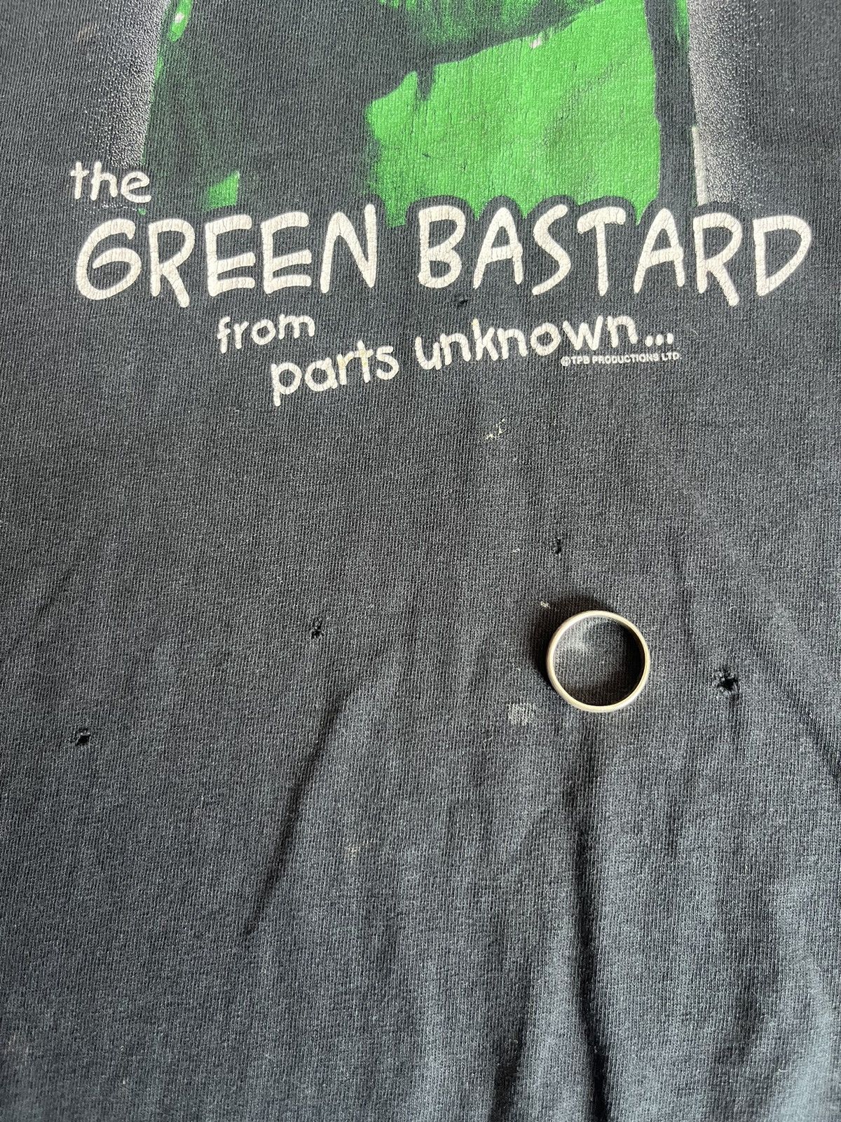 Vintage Vintage The Green Bastard form Parts Unknown Movie 00’s Tee Size US XL / EU 56 / 4 - 13 Thumbnail
