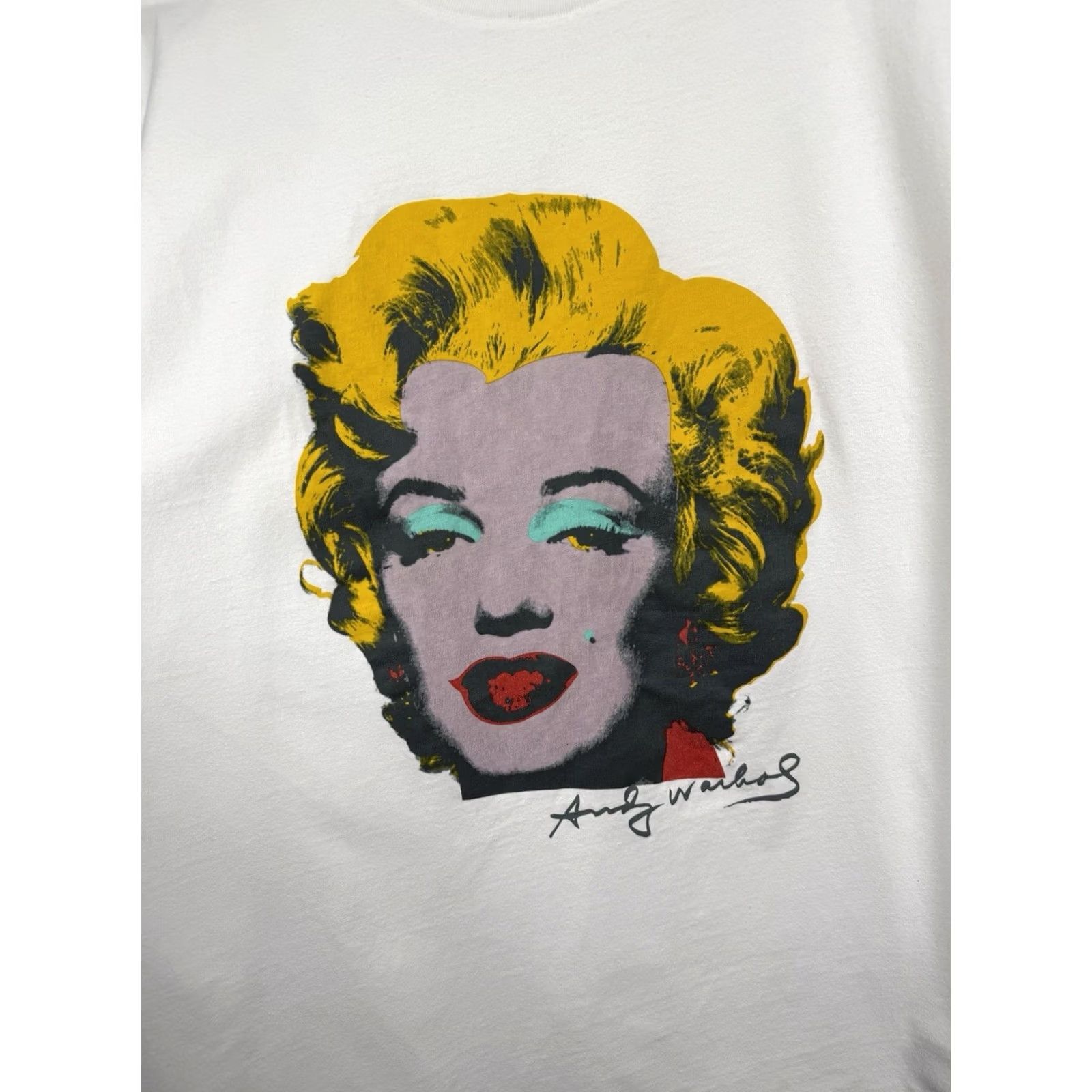 Uniqlo VINTAGE Y2K Andy Warhol Uniqlo Marilyn Monroe Art T-Shirt Archive L White Mens Shirt Size US L / EU 52-54 / 3 - 4 Thumbnail