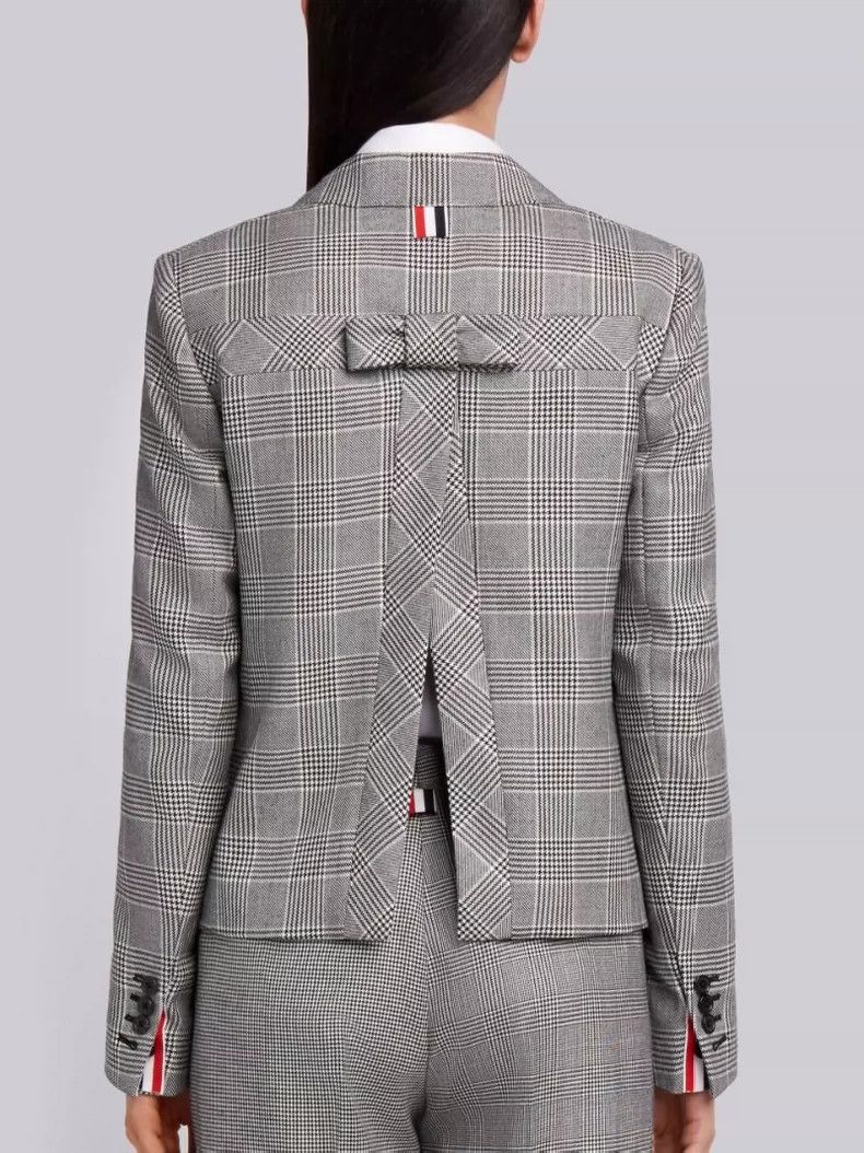 Thom Browne Thom Browne Butterfly knot plaid suit behind Size S / US 4 / IT 40 - 8 Thumbnail