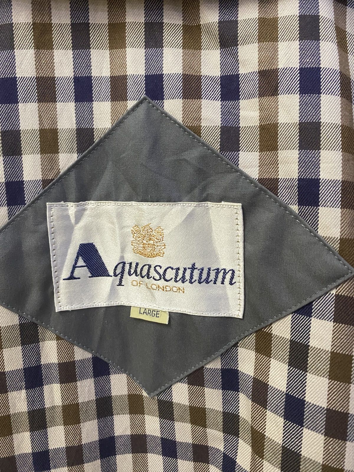 Aquascutum × Vintage Vintage Aquascutum Trench Coat Parka Jacket Size US L / EU 52-54 / 3 - 13 Thumbnail