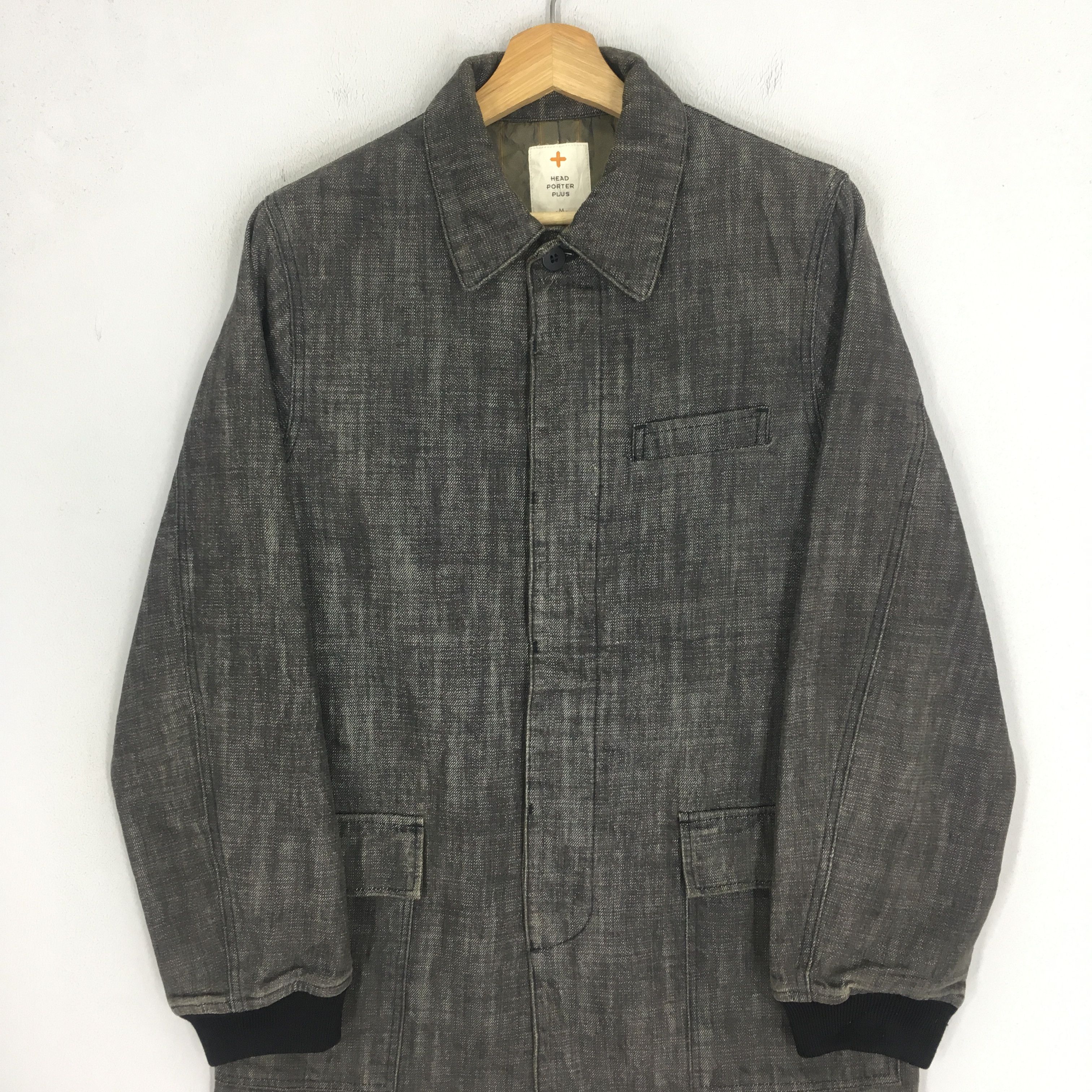 Head Porter Vintage Head Porter Plus Japan Black Denim Jeans Jacket Size US M / EU 48-50 / 2 - 4 Thumbnail