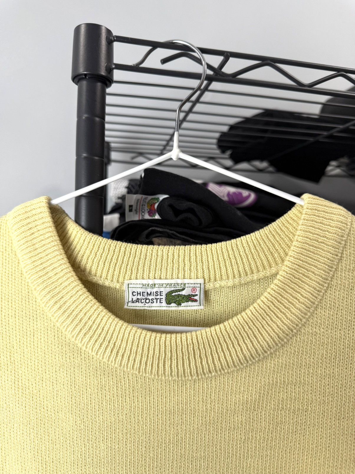 Lacoste 💥90’s Rare! Vintage Lacoste Sweater Sweatshirt Size US L / EU 52-54 / 3 - 4 Thumbnail
