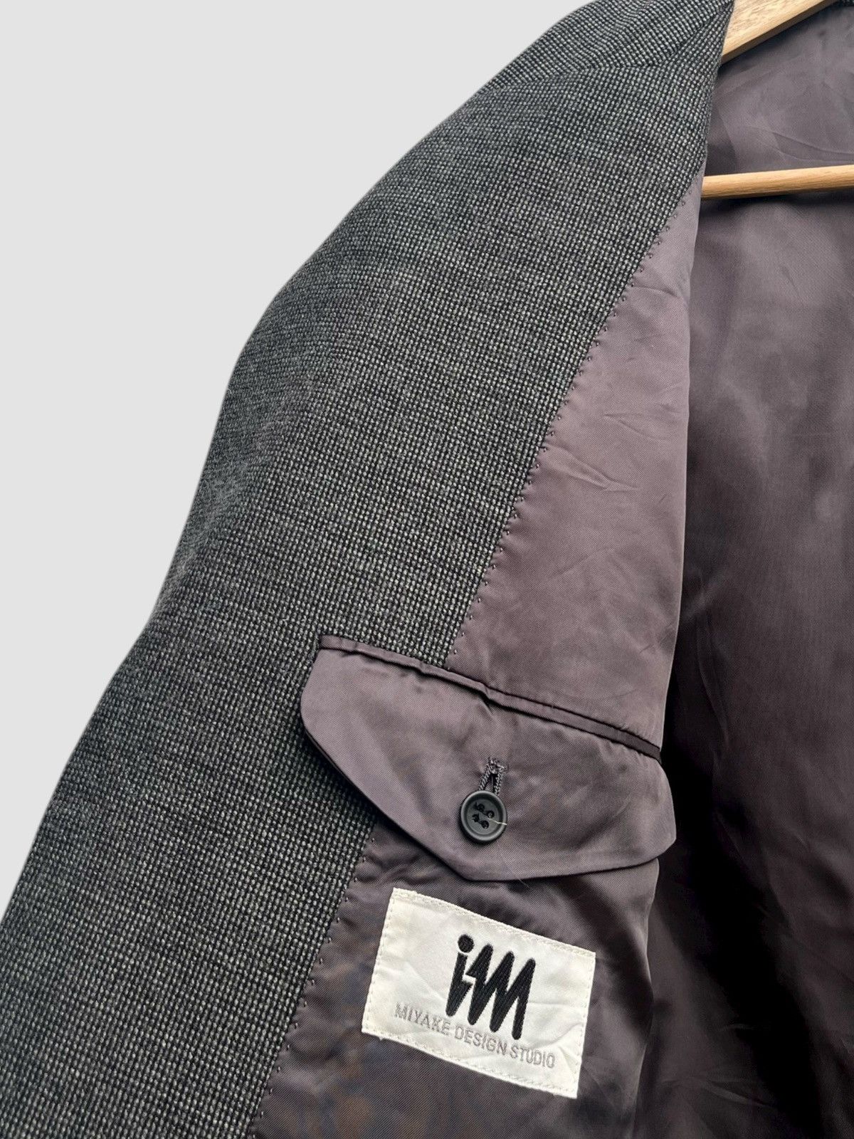 Issey Miyake Miyake Design Studio IM Wool Tailored Jacket Size US L / EU 52-54 / 3 - 10 Thumbnail
