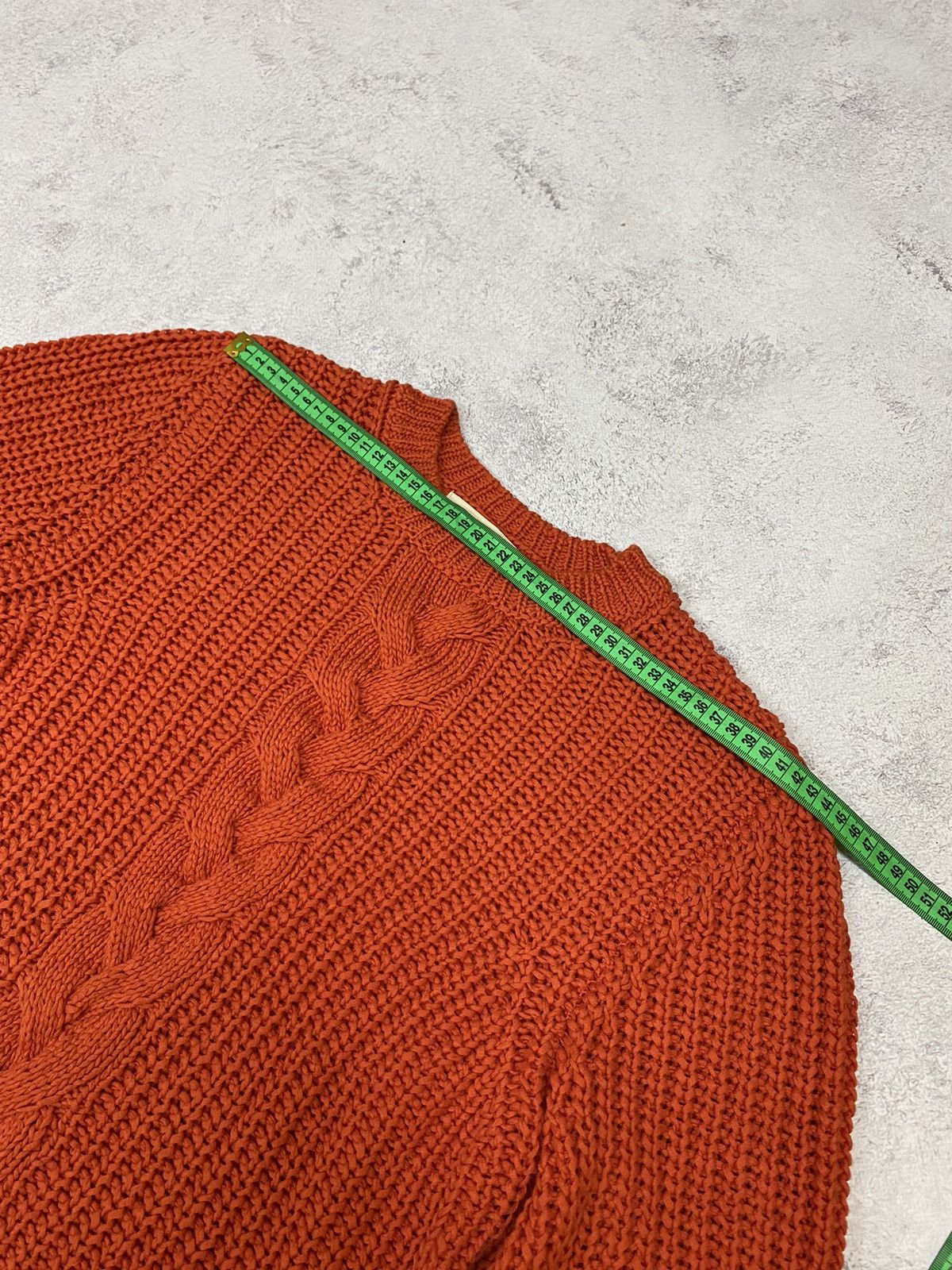 Sezane Sezane Orange Cotton Knit Jumper Sweater Size S Size S / US 4 / IT 40 - 11 Thumbnail