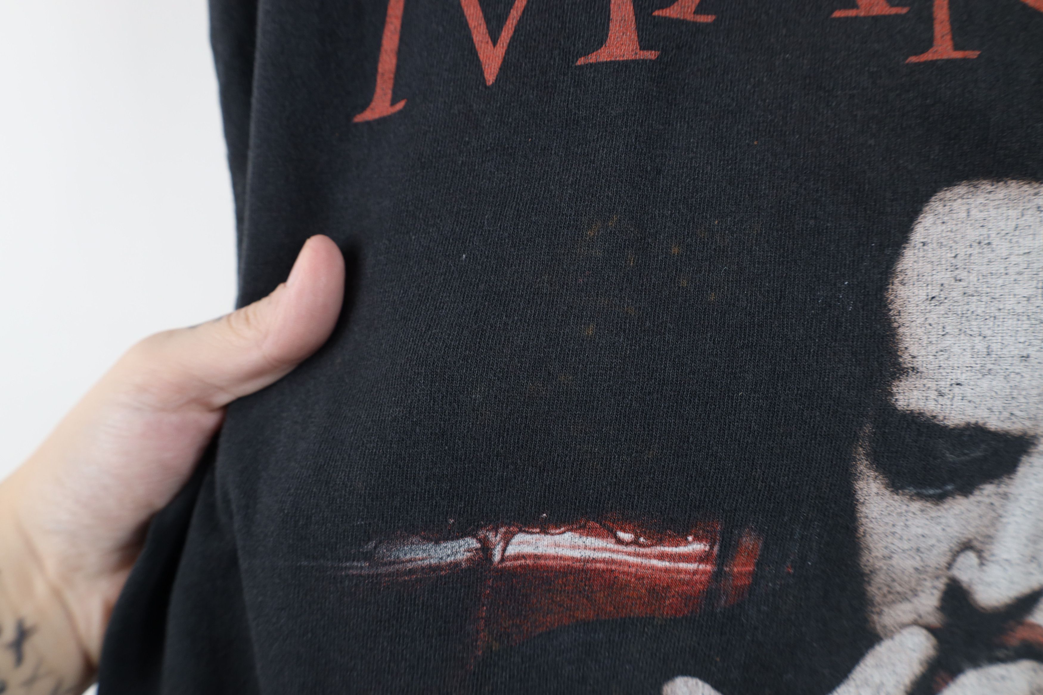 Vintage Vintage Y2K 2007 Me Drink Me Marilyn Manson Band T-Shirt Size M / US 6-8 / IT 42-44 - 5 Thumbnail