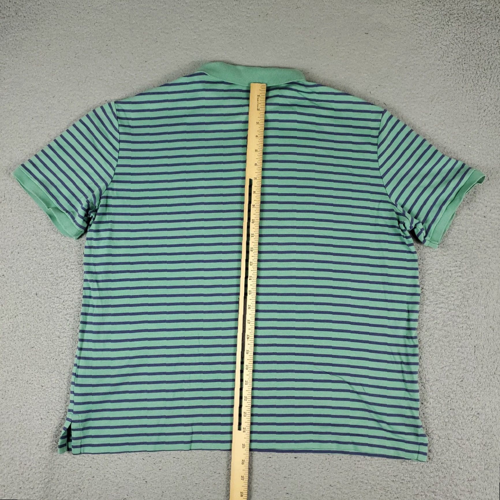 Ralph Lauren Ralph Lauren Polo Shirt Blue Striped Casual Short Sleeve Mens Large Size US L / EU 52-54 / 3 - 5 Thumbnail