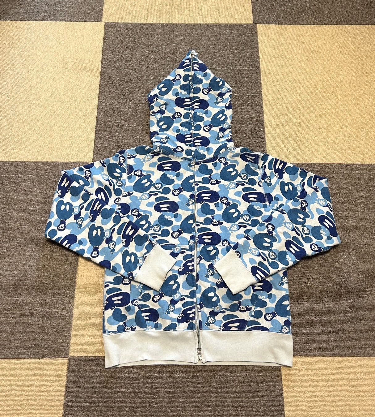 Bape OG Bape Baby Milo Camo Blue Full Zip Hoodie Size US S / EU 44-46 / 1 - 2 Thumbnail
