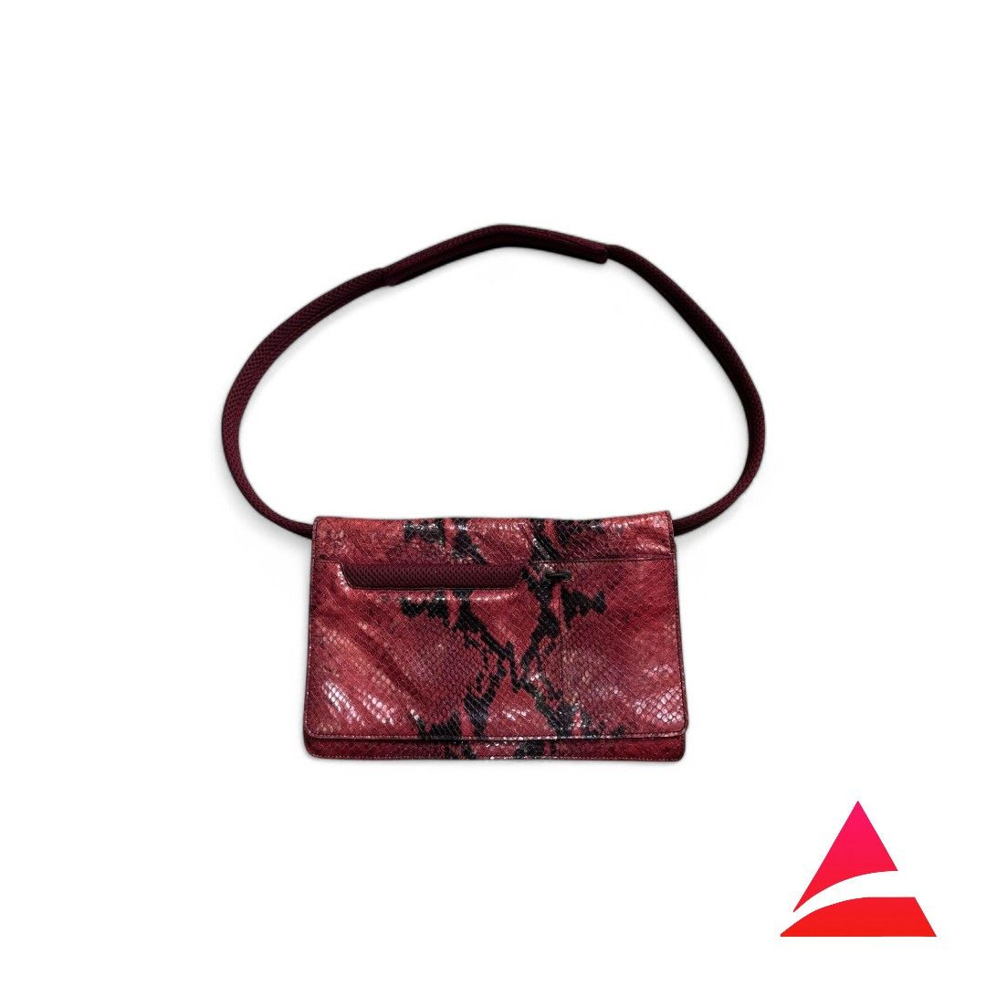 Miu Miu Miu Miu - Red Python Handbag Shoulder Bag Tech Y2K Size ONE SIZE - 1 Thumbnail