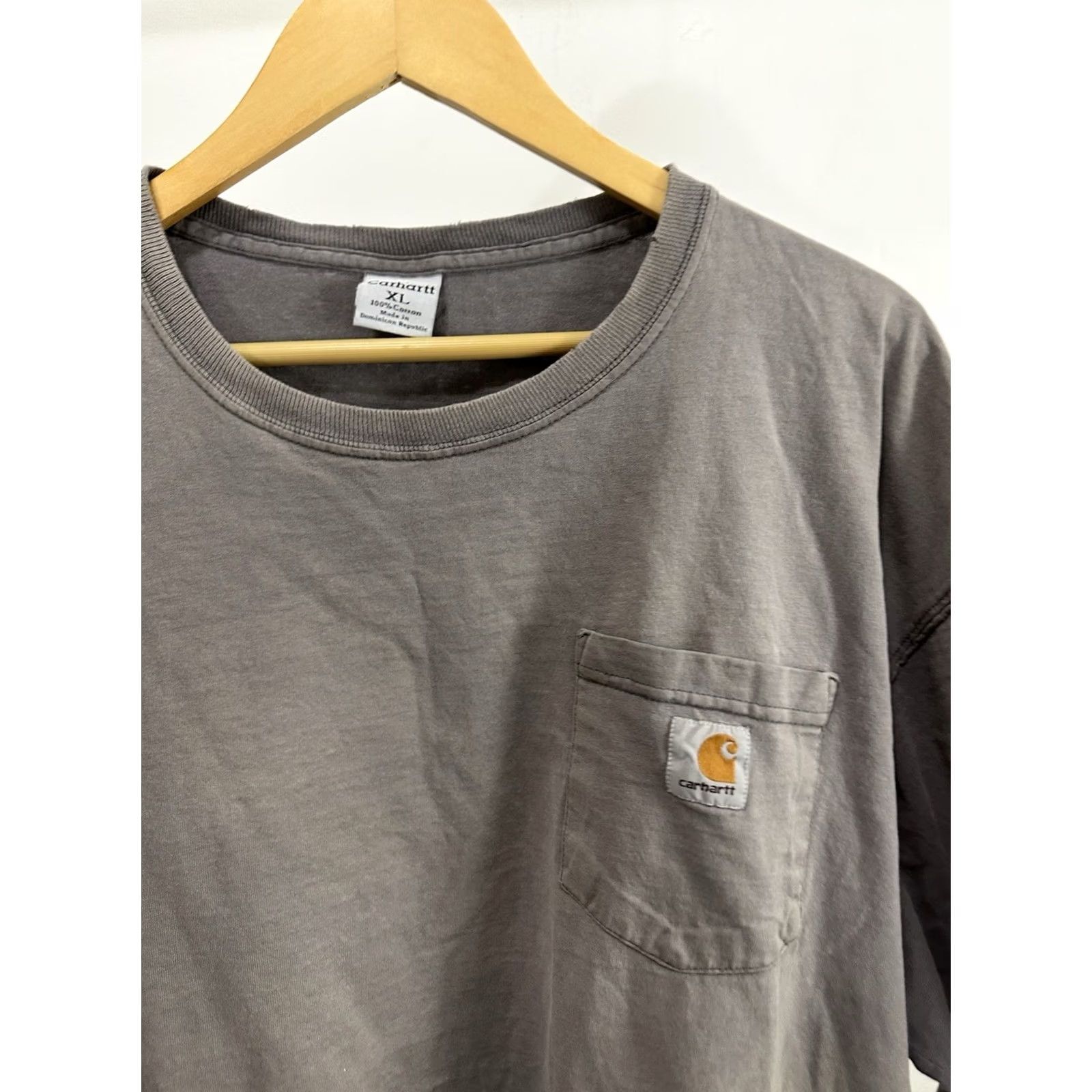 Carhartt VTG Carhartt Gradient Sun Faded Pocket Front Work WIP T-Shirt Gray XL Mens Shirt Size US XL / EU 56 / 4 - 4 Thumbnail