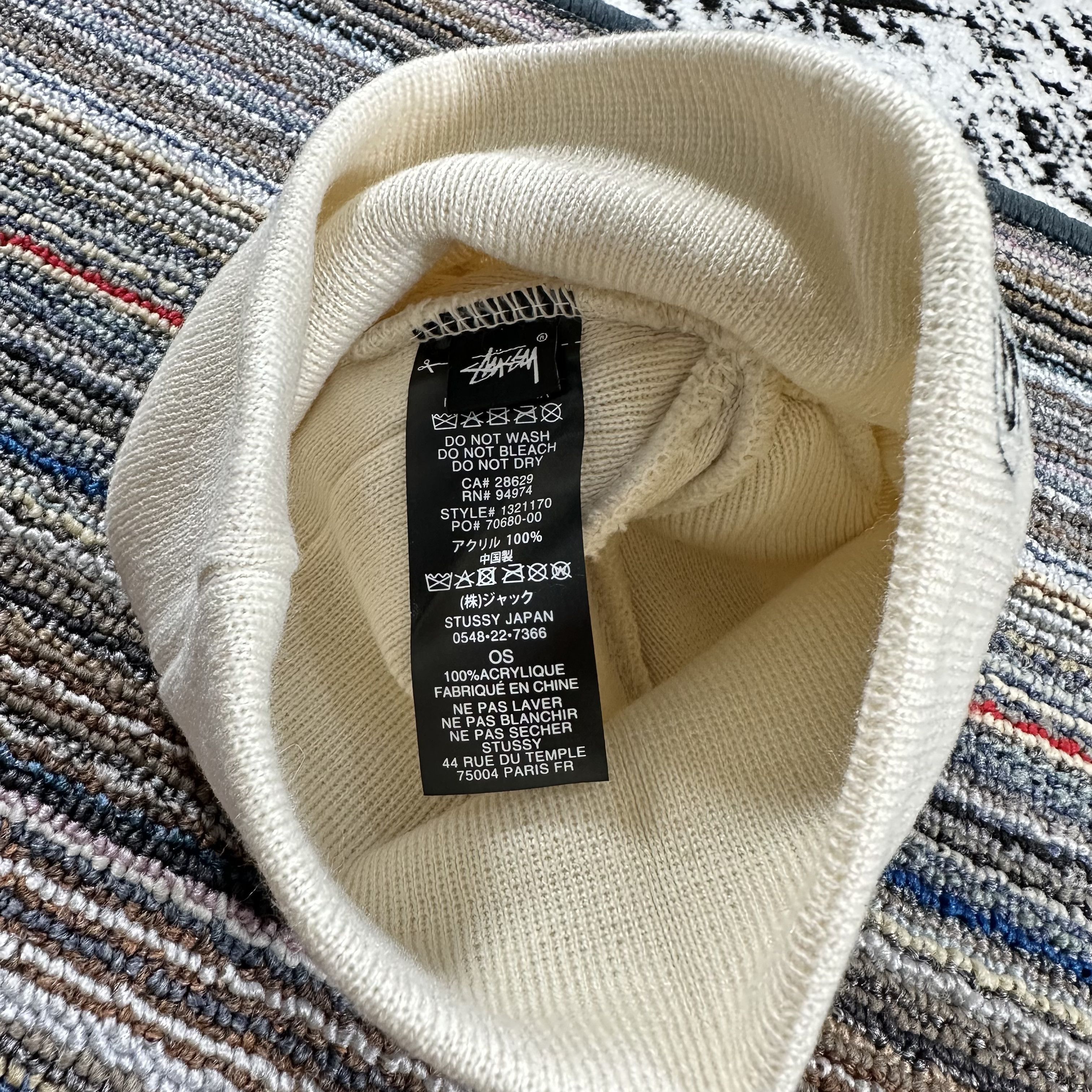 Stussy STUSSY SMALL SS LINK SKULLCAP BEANIE HAT / BONE Size ONE SIZE - 4 Thumbnail