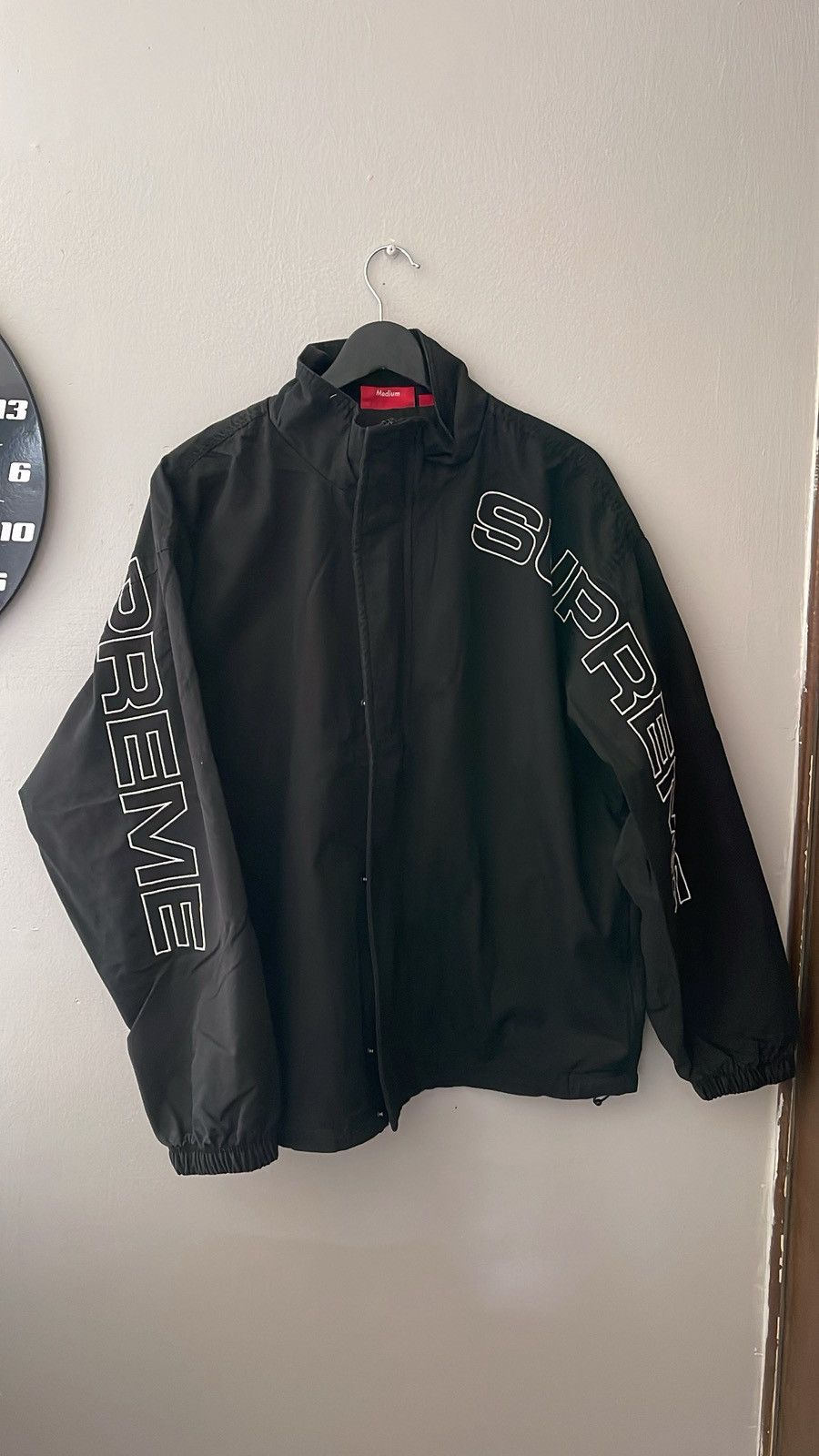 Supreme Spellout Embroidered Ripstop Track Jacket | Grailed