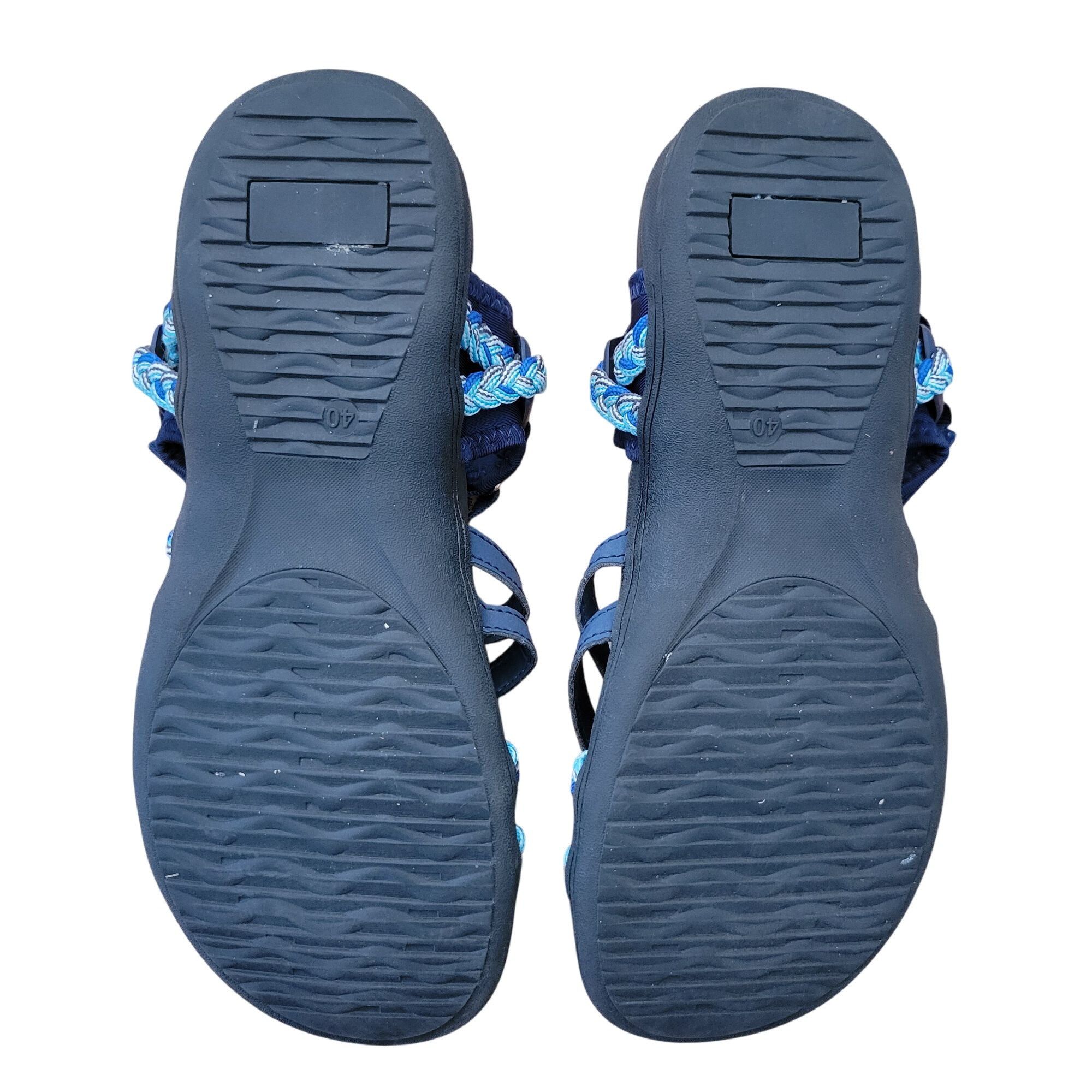 Other Duinn Blue Braided Strap Sandals 40 Hiking Walking Outdoors Size US 10 / IT 40 - 8 Thumbnail