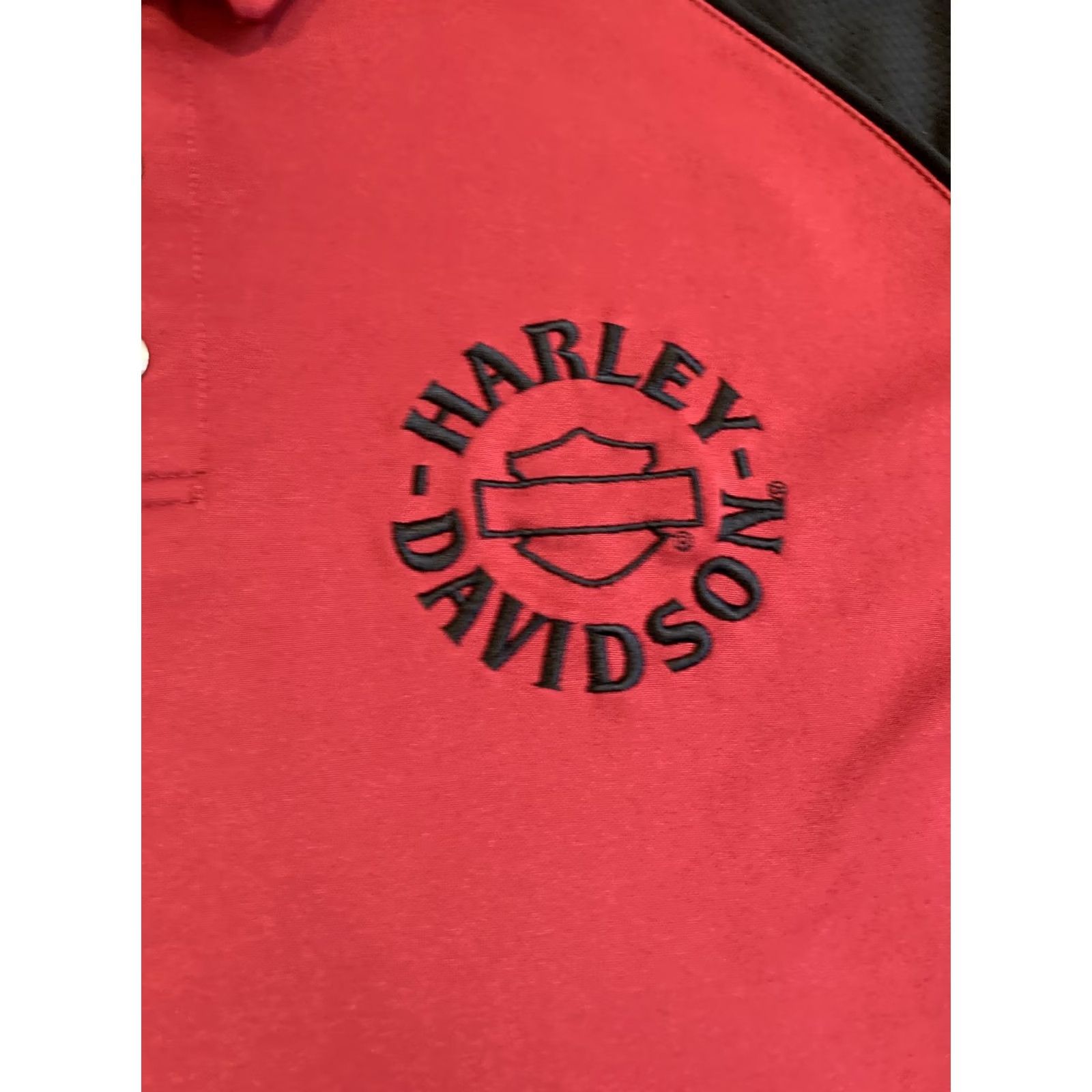 Harley Davidson Harley Davidson Golf Polo Shirt - Mens Burgundy Short Sleeve - Size L Size US L / EU 52-54 / 3 - 2 Thumbnail