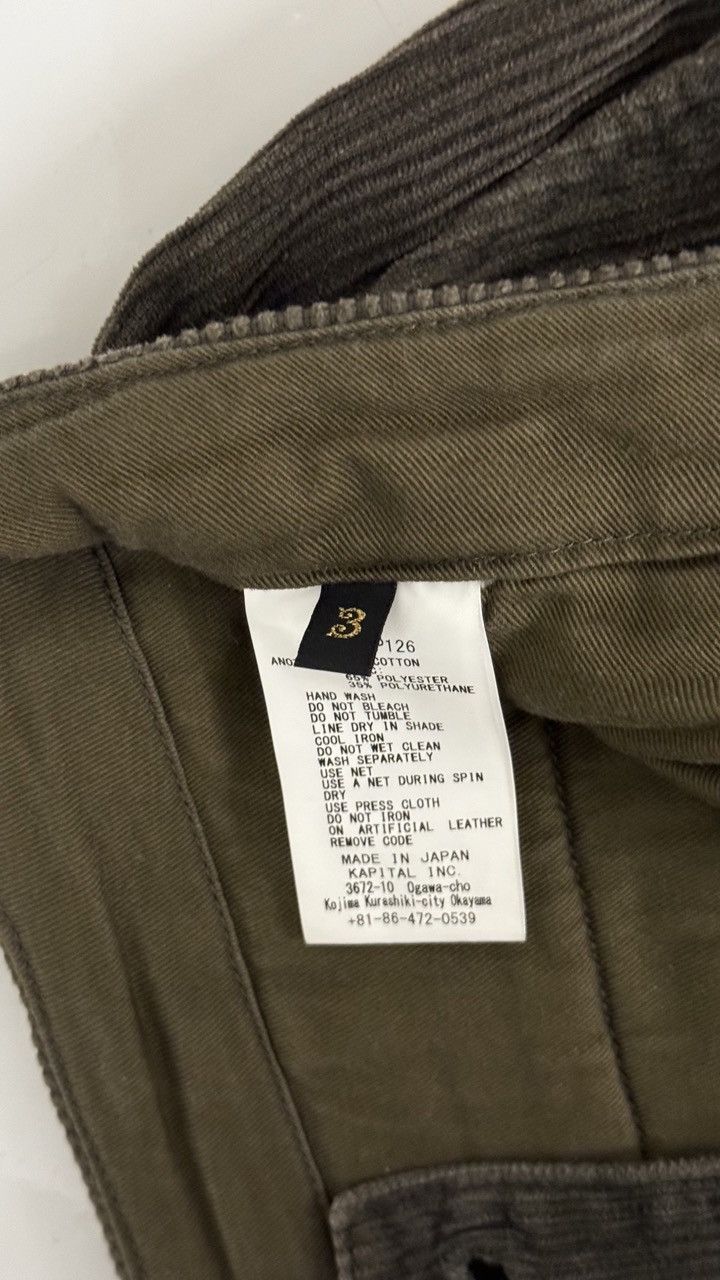 Kapital Kountry Kapital Kountry Corduroy Cargo Pants Size US 35 - 6 Thumbnail