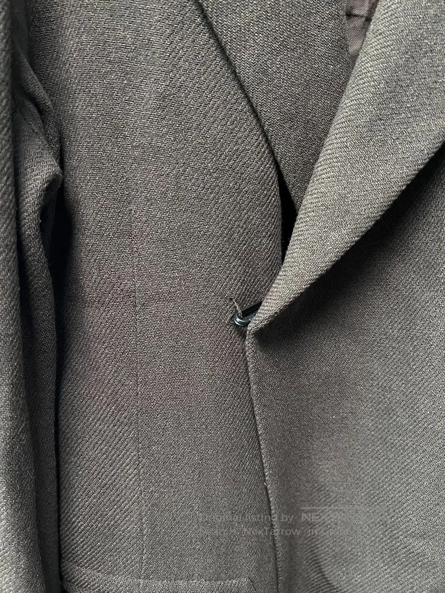 Yohji Yamamoto Adjustable Wool Blend Coat by Yohji Yamamoto. Size L / US 10 / IT 46 - 9 Thumbnail