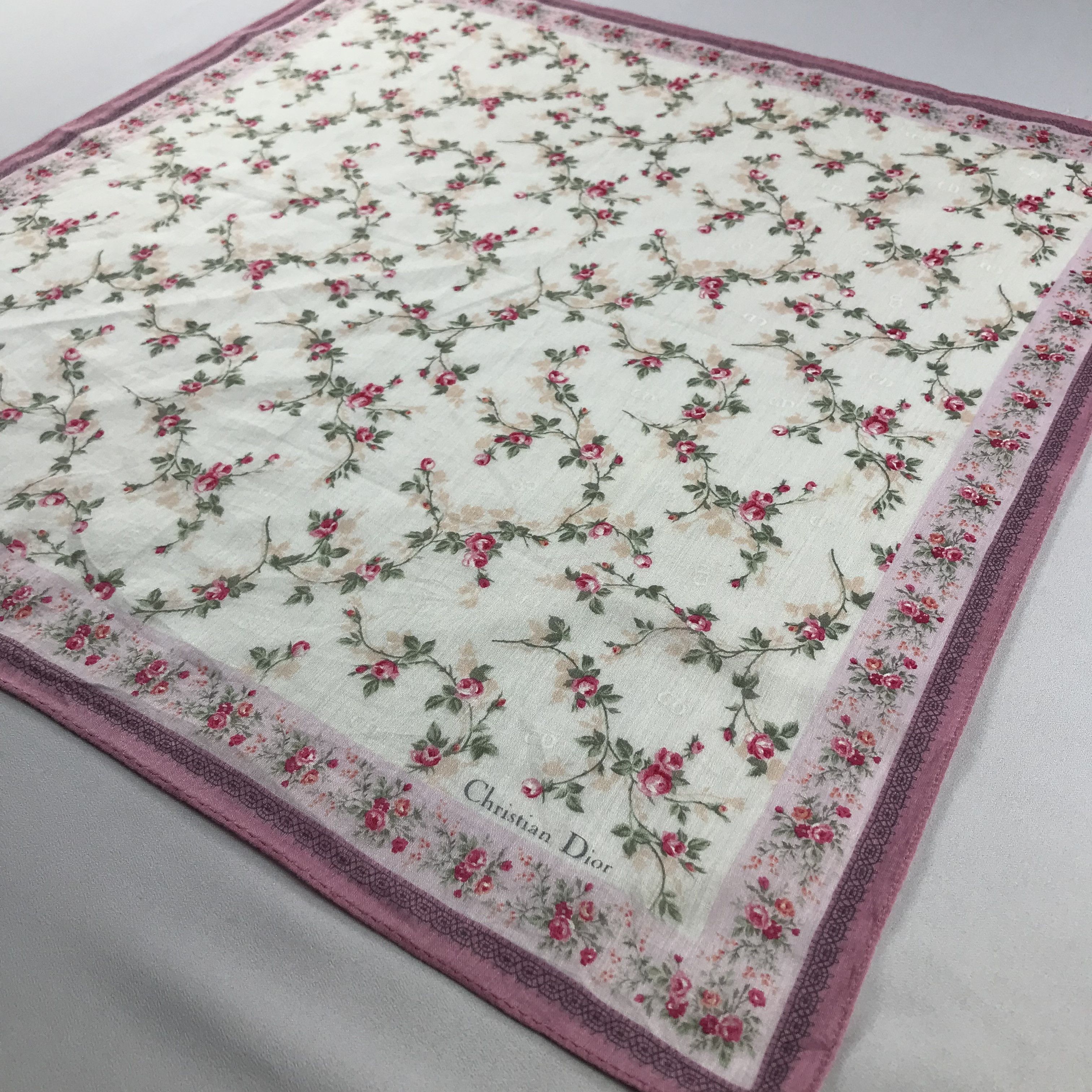 Vintage ChriSTIan Dior Handkerchief / Bandana / Neckerchief C588 Size ONE SIZE - 4 Thumbnail