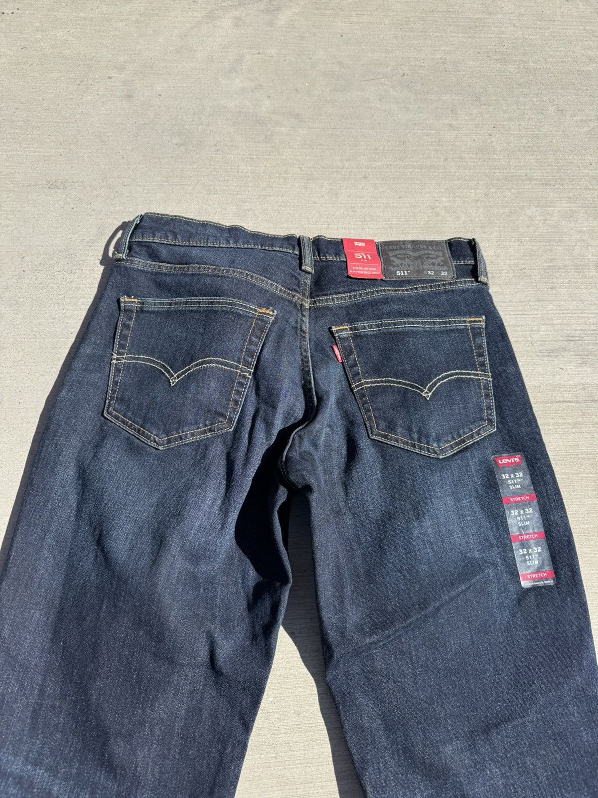 Levi's LEVI’S 511 SLIM BLUE JEANS DENIM STRETCH 32 x 32 BRAND NEW Size US 32 / EU 48 - 7 Thumbnail