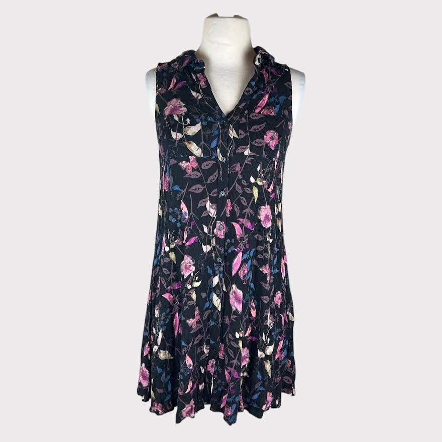 Mossimo Mossimo Supply Co. | Floral Collared Dress | Small Size S / US 4 / IT 40 - 1 Thumbnail