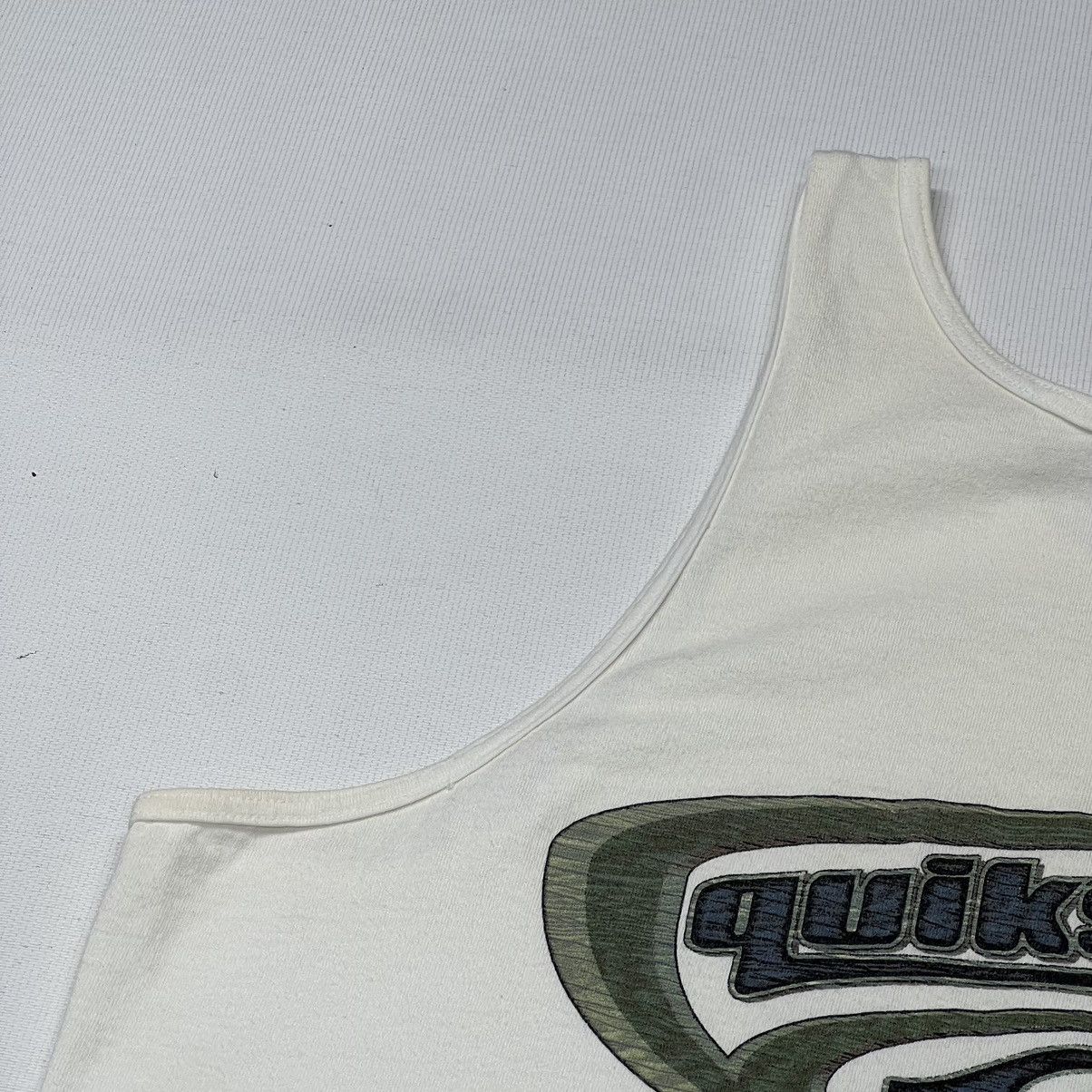 Quiksilver × Vintage Quiksilver Tee Shirt White Sleeveless Tank Graphic Logo Size US XL / EU 56 / 4 - 15 Thumbnail