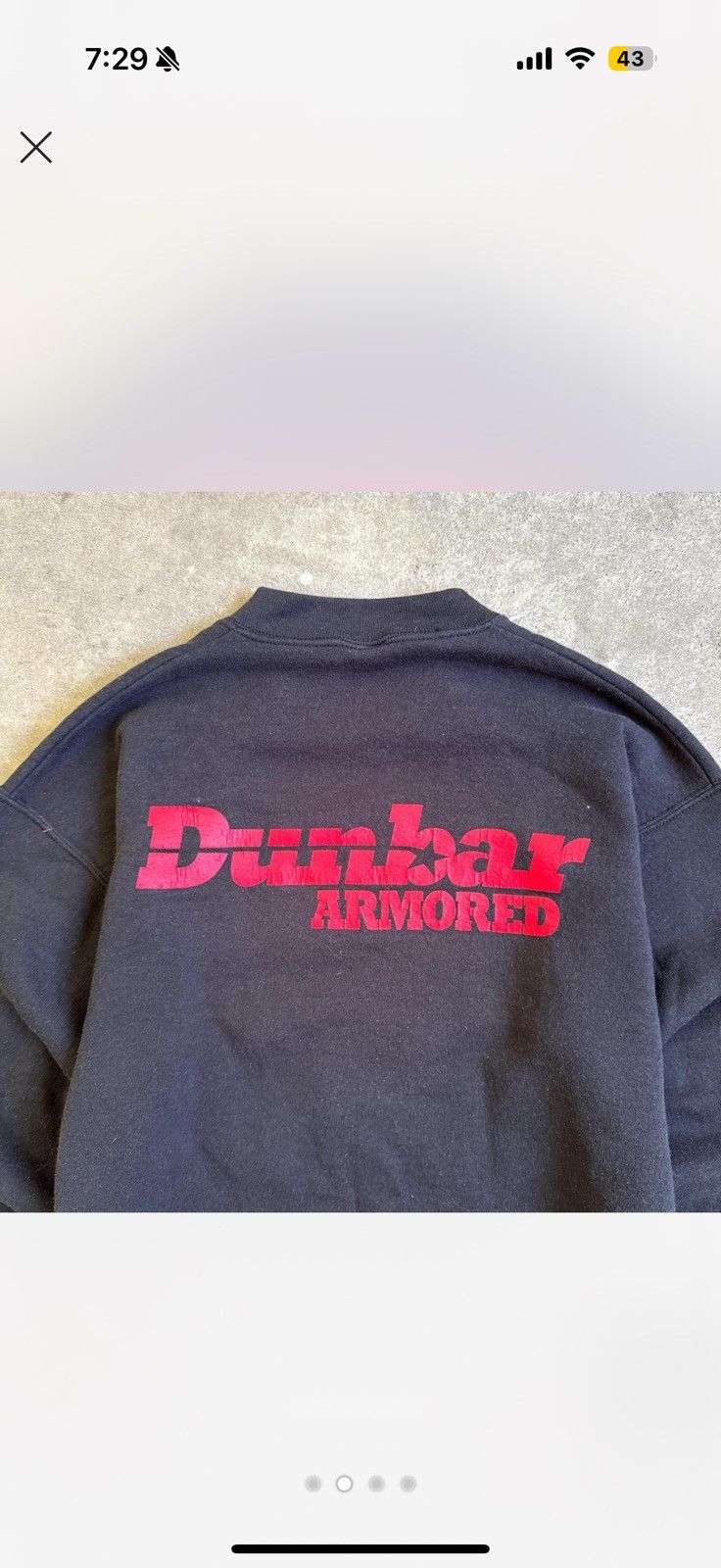Dunbar Armored Crewneck
