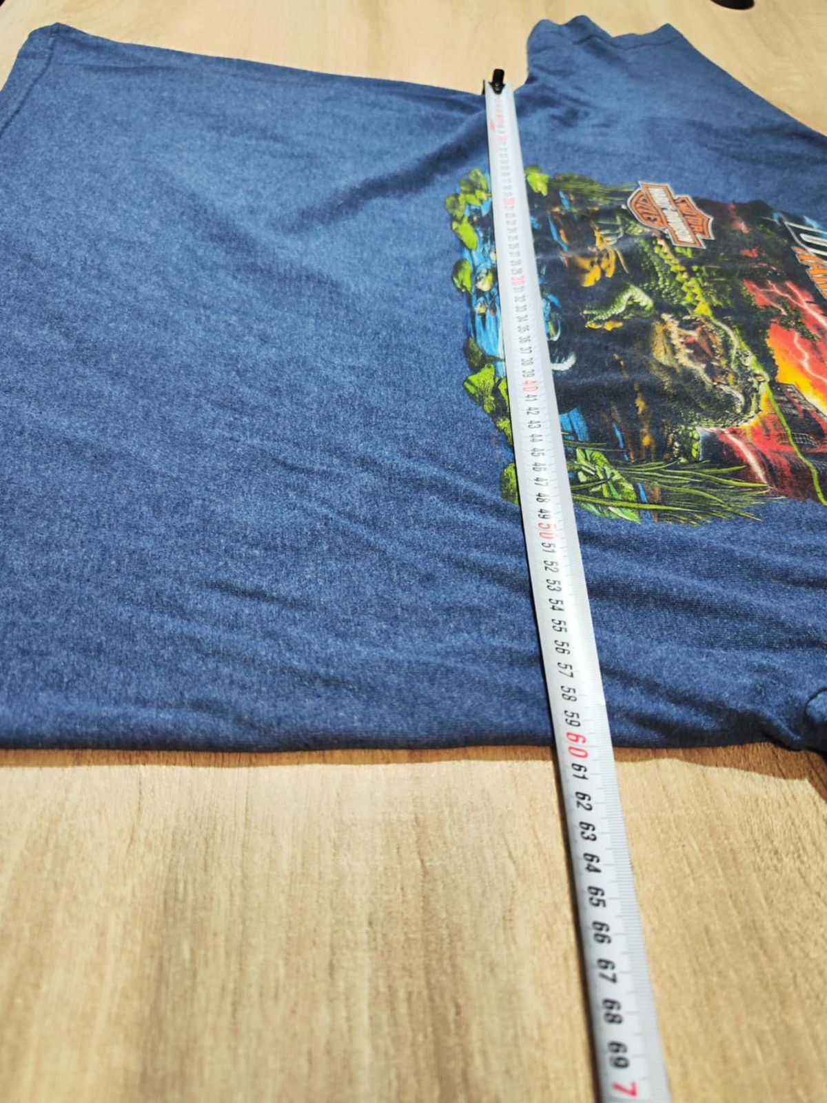 Harley Davidson × Vintage Vintage Harley Davidson blue T-shirt size XL Size US XL / EU 56 / 4 - 10 Thumbnail