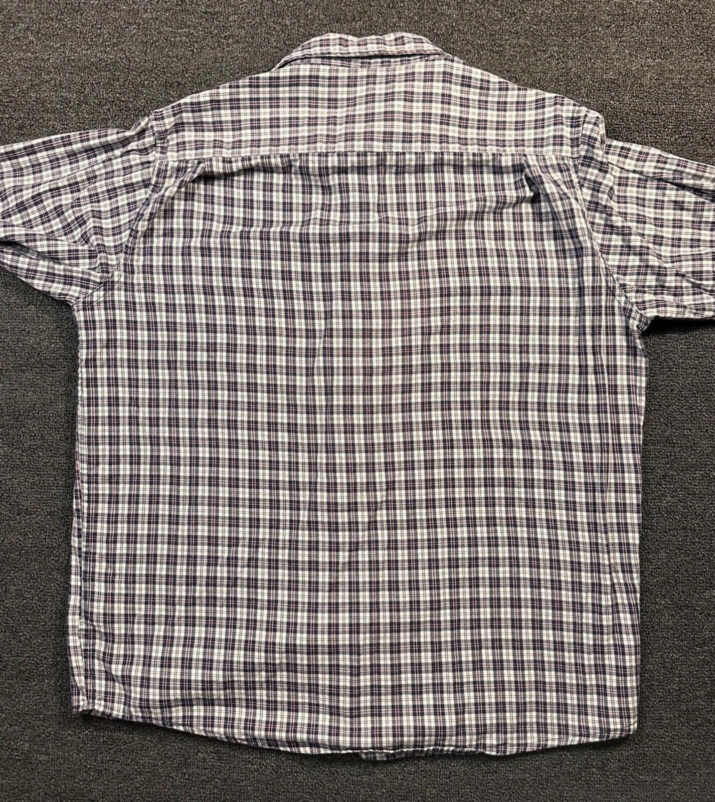 Wrangler VTG Wrangler Men's L Plaid Cotton Button-Up Pockets Size US L / EU 52-54 / 3 - 5 Thumbnail