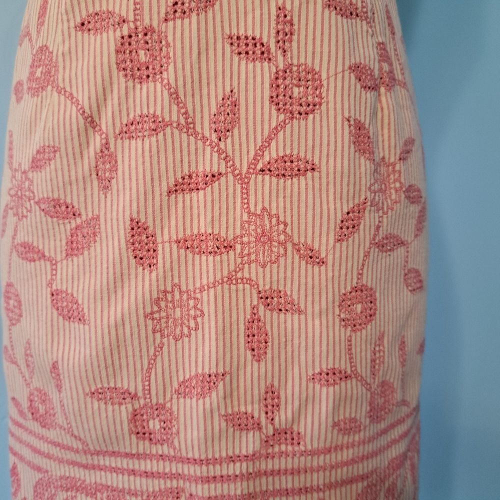 Other Kay Unger Floral Embroidered Dress Size 2 Pink NWOT Size XS / US 0-2 / IT 36-38 - 7 Thumbnail
