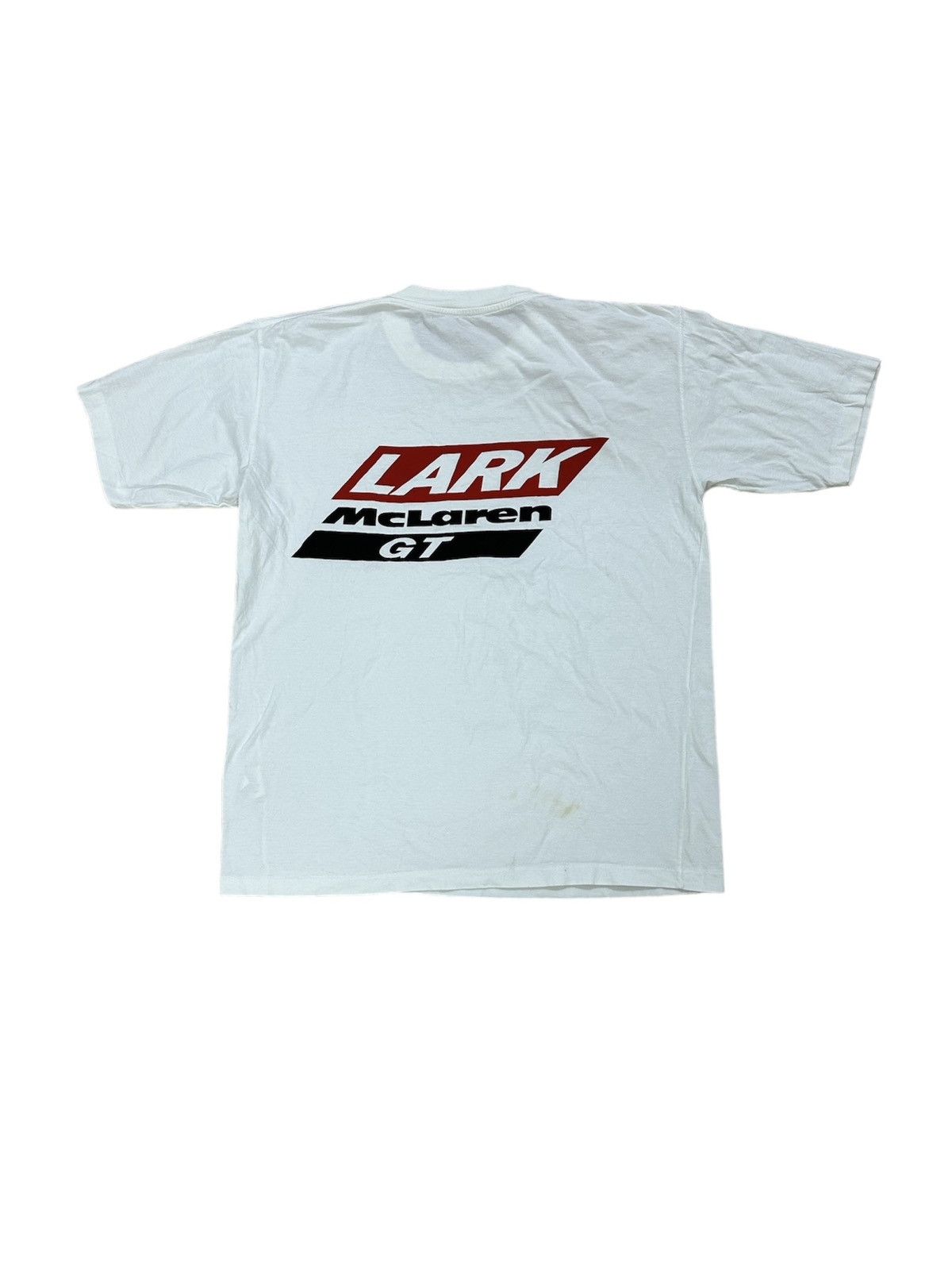 Vintage Vintage 90's Lark McLaren GT Racing Supercar Tshirt Size US M / EU 48-50 / 2 - 2 Thumbnail