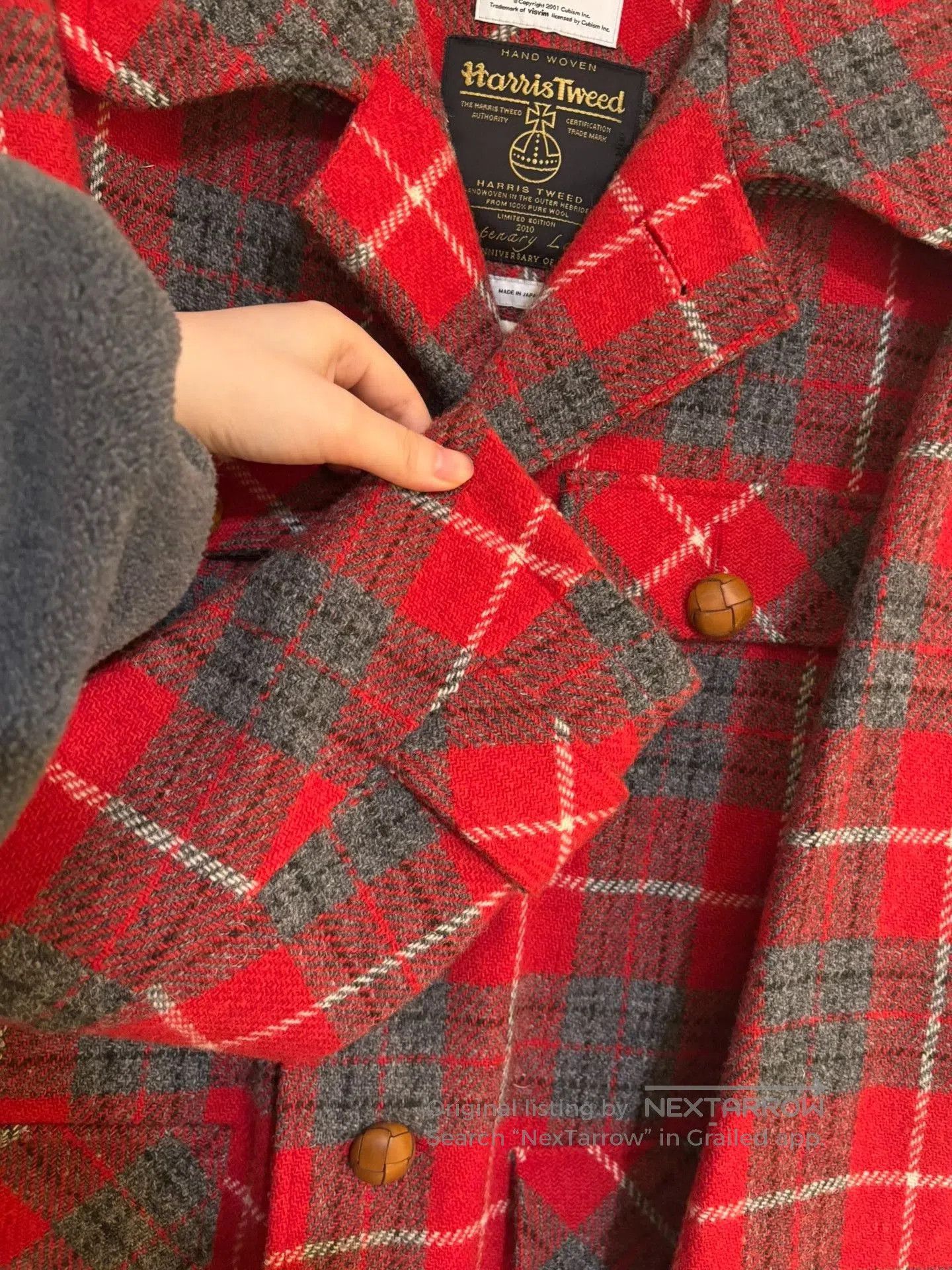 Visvim Visvim Harris Tweed Plaid Wool Coat. Size US M / EU 48-50 / 2 - 4 Thumbnail