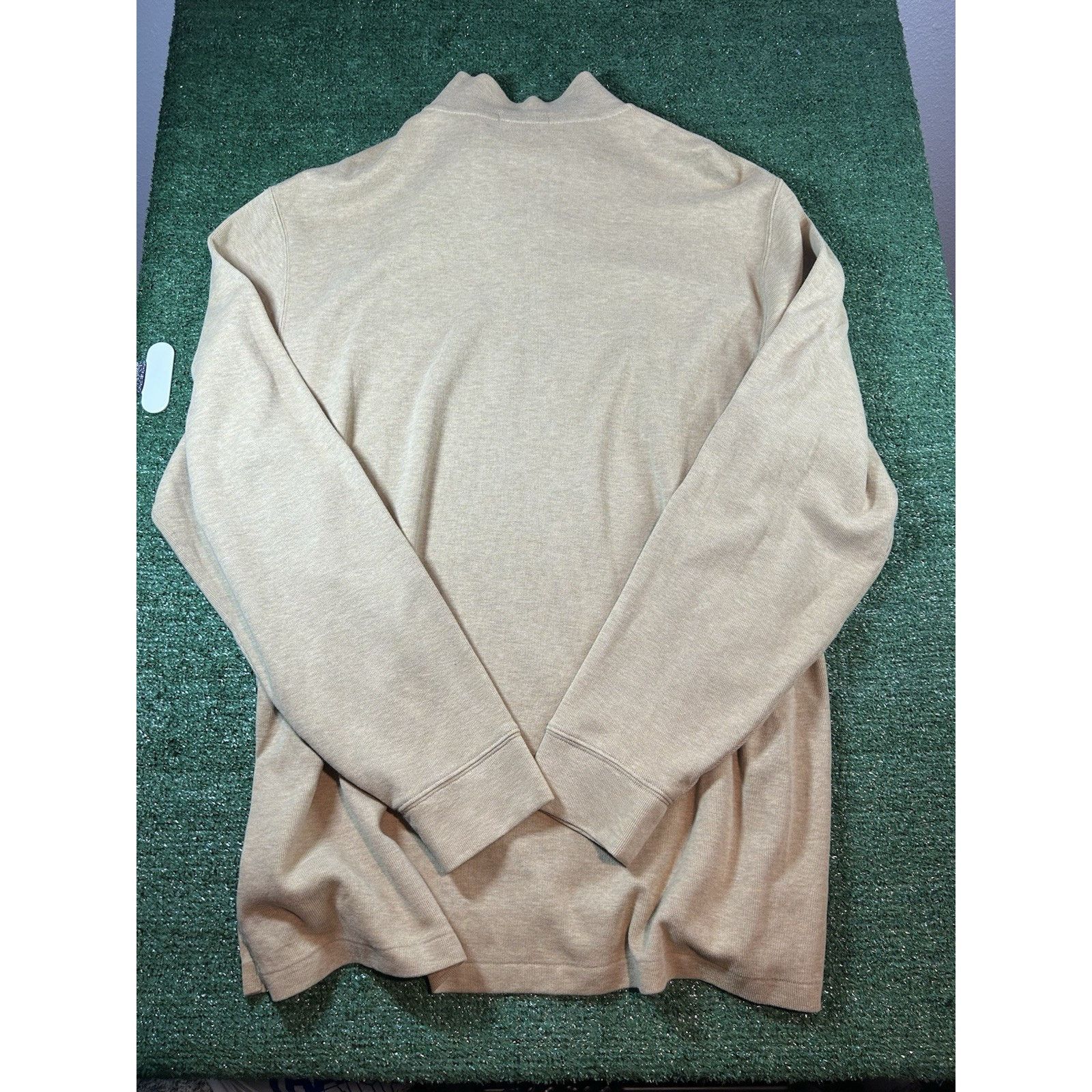Ralph Lauren Polo by Ralph Lauren Men's Quarter Zip Pull Over Cream XXL Size US XXL / EU 58 / 5 - 6 Thumbnail