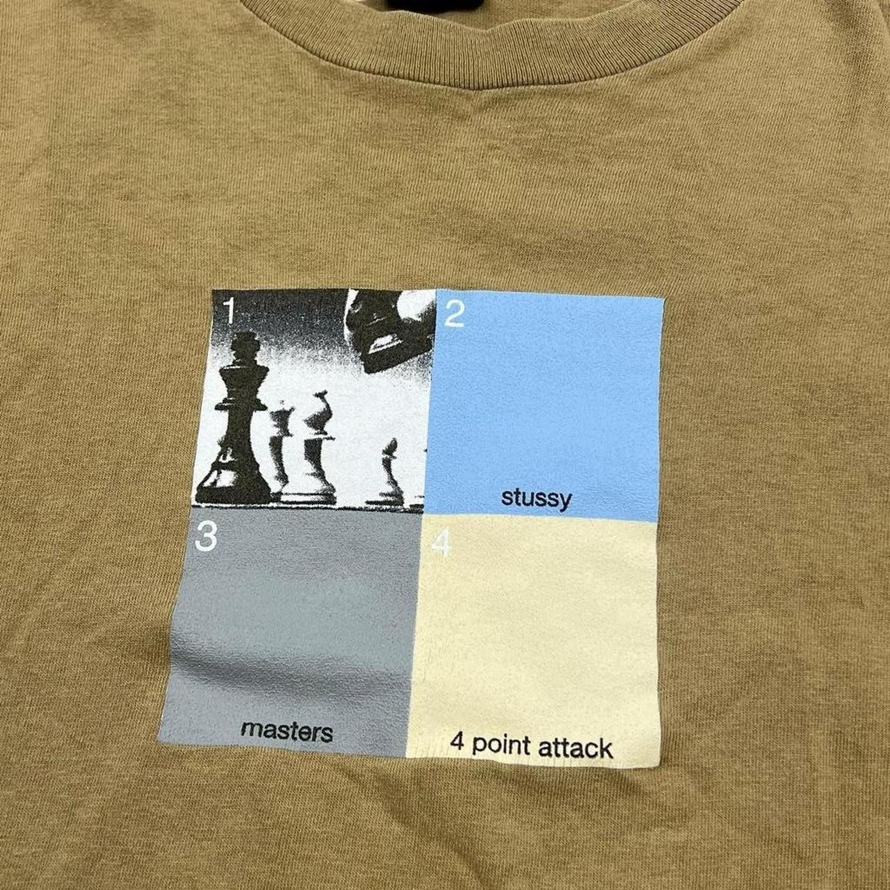 Stussy Vintage 90s Stussy Chess T-Shirt - Small Size US S / EU 44-46 / 1 - 3 Thumbnail