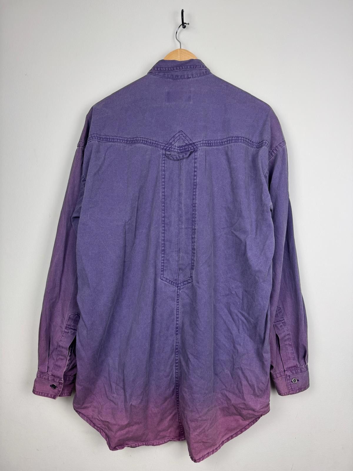 Other Vintage Lambert & Lynch Purple Wash Ombré Shirt - Size XL Size US XL / EU 56 / 4 - 3 Thumbnail