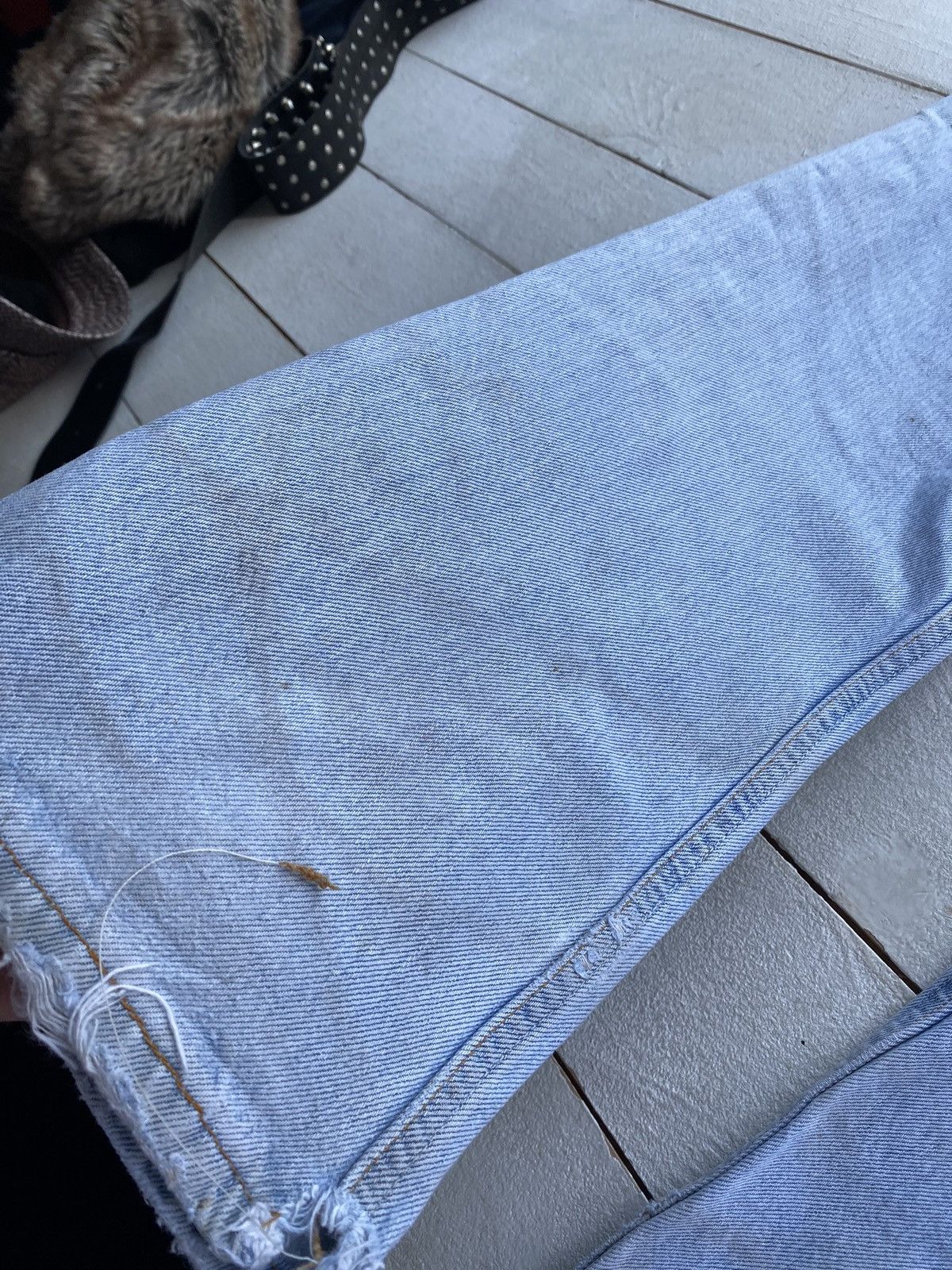 Levi's 🔥VNTG LEVIS 501 LIGHT WASHED DISTRESSED OG BLUE MENS JEANS Size US 30 / EU 46 - 17 Thumbnail