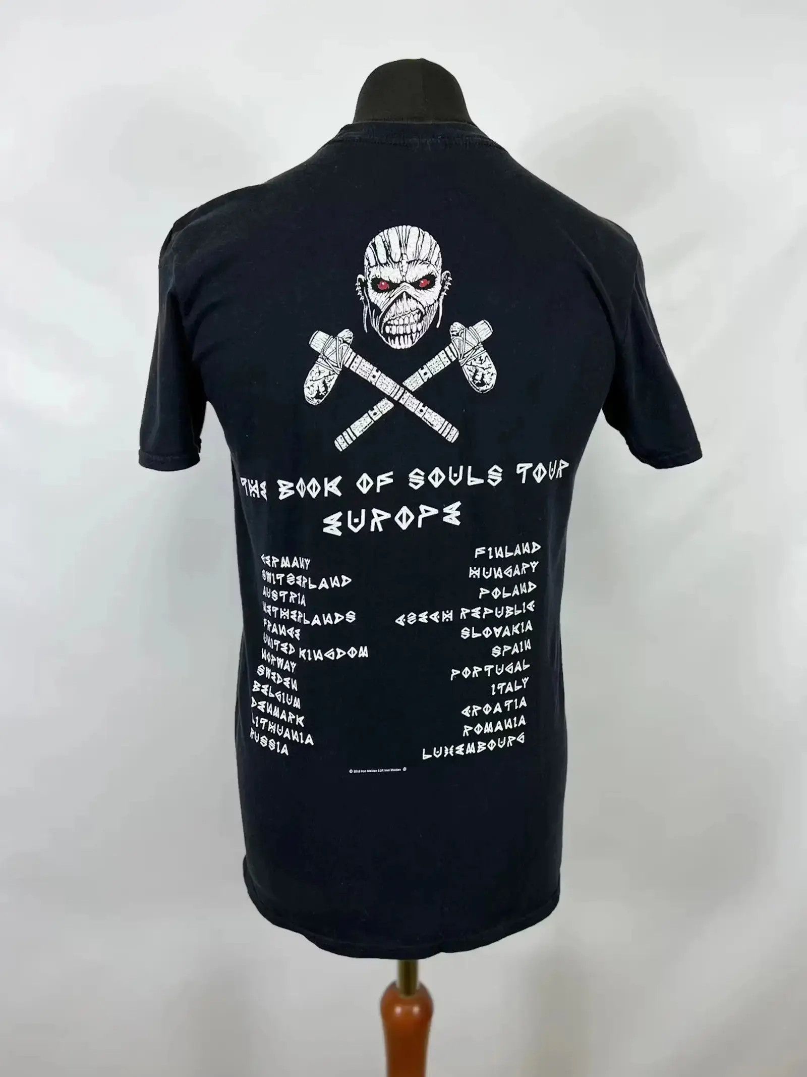 Iron Maiden × Vintage Iron Maiden 2016 tour T-shirt Size US M / EU 48-50 / 2 - 2 Thumbnail