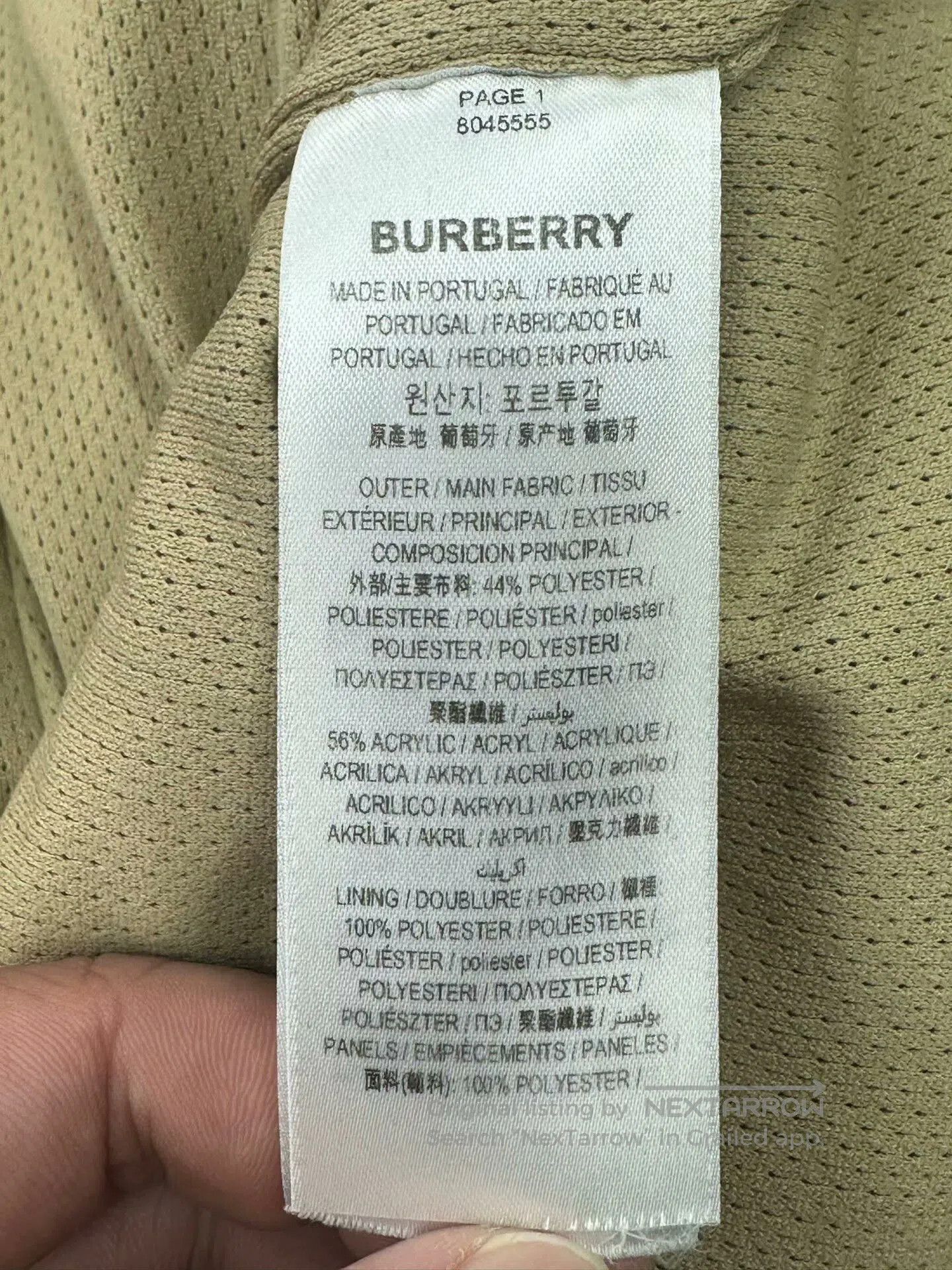 Burberry Burberry Teddy Fleece Logo Jacket L Size. Size US L / EU 52-54 / 3 - 4 Thumbnail