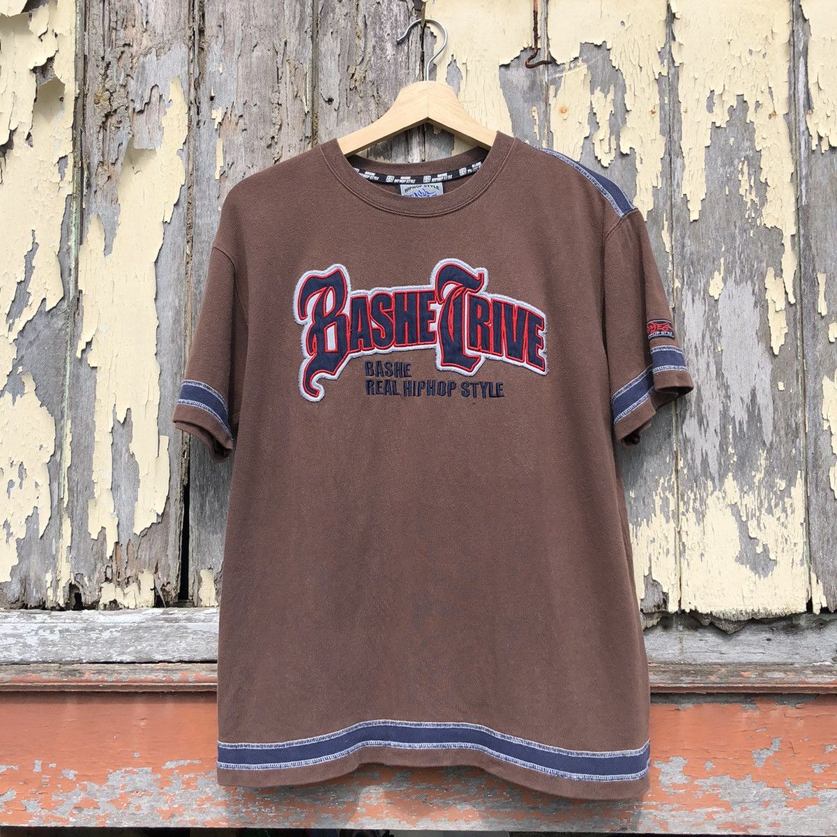 Vintage Vintage y2k Bashe Rive HipHop Style Tshirt Size US M / EU 48-50 / 2 - 1 Thumbnail
