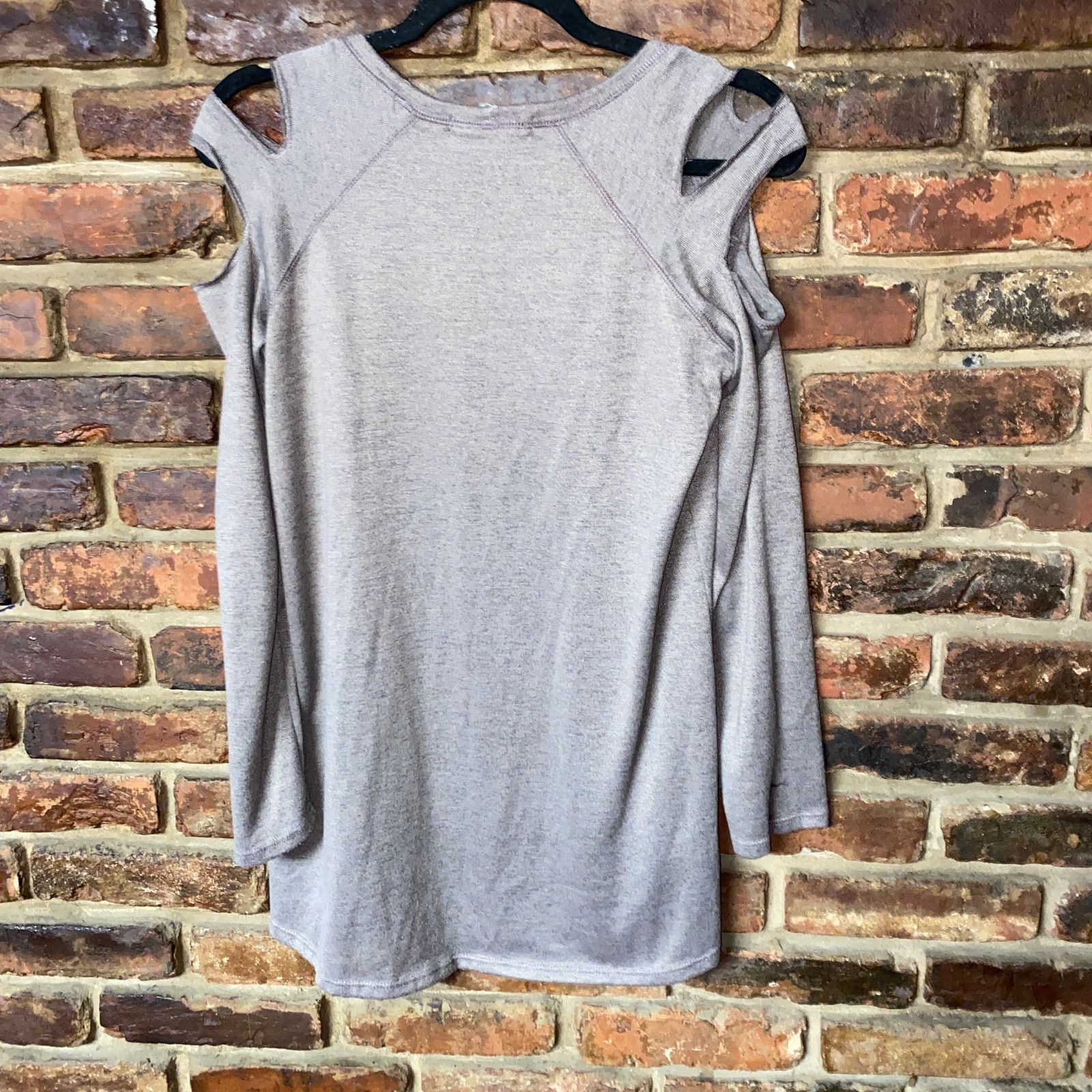 Other Indigo Thread Co Strappy Cold Shoulder Brown Knit Top Small Size S / US 4 / IT 40 - 5 Thumbnail