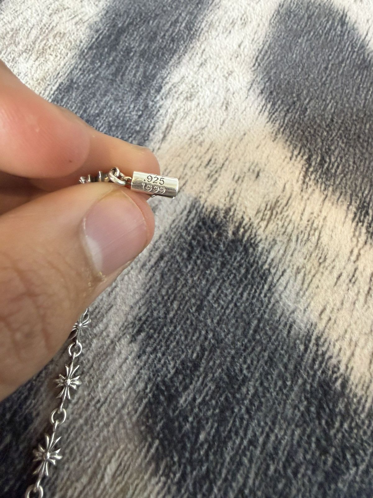 Chrome Hearts Chrome Hearts Tiny E Bracelet in Silver - 12 Links Size ONE SIZE - 5 Thumbnail
