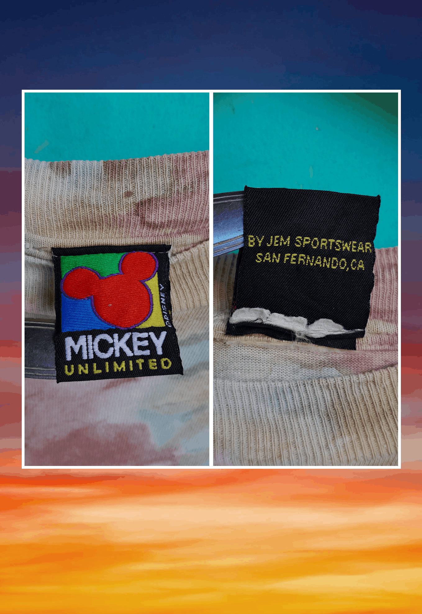 Mickey Unlimited Vintage 90s Mickey Mouse unlimited tie dye t-shirt Size US XL / EU 56 / 4 - 7 Thumbnail