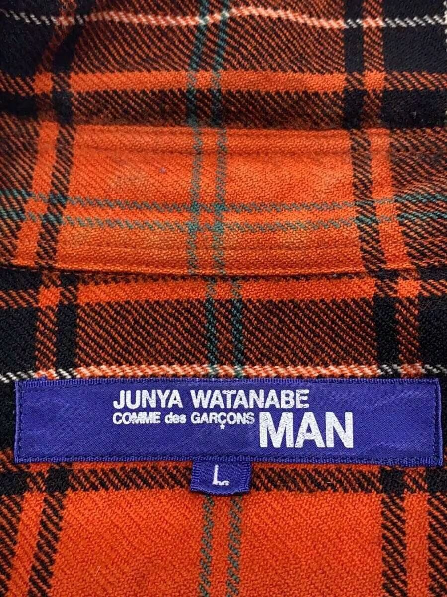 Comme des Garcons × Junya Watanabe Reconstructed Patchwork Striped Flannel Button Shirt Size US L / EU 52-54 / 3 - 5 Thumbnail