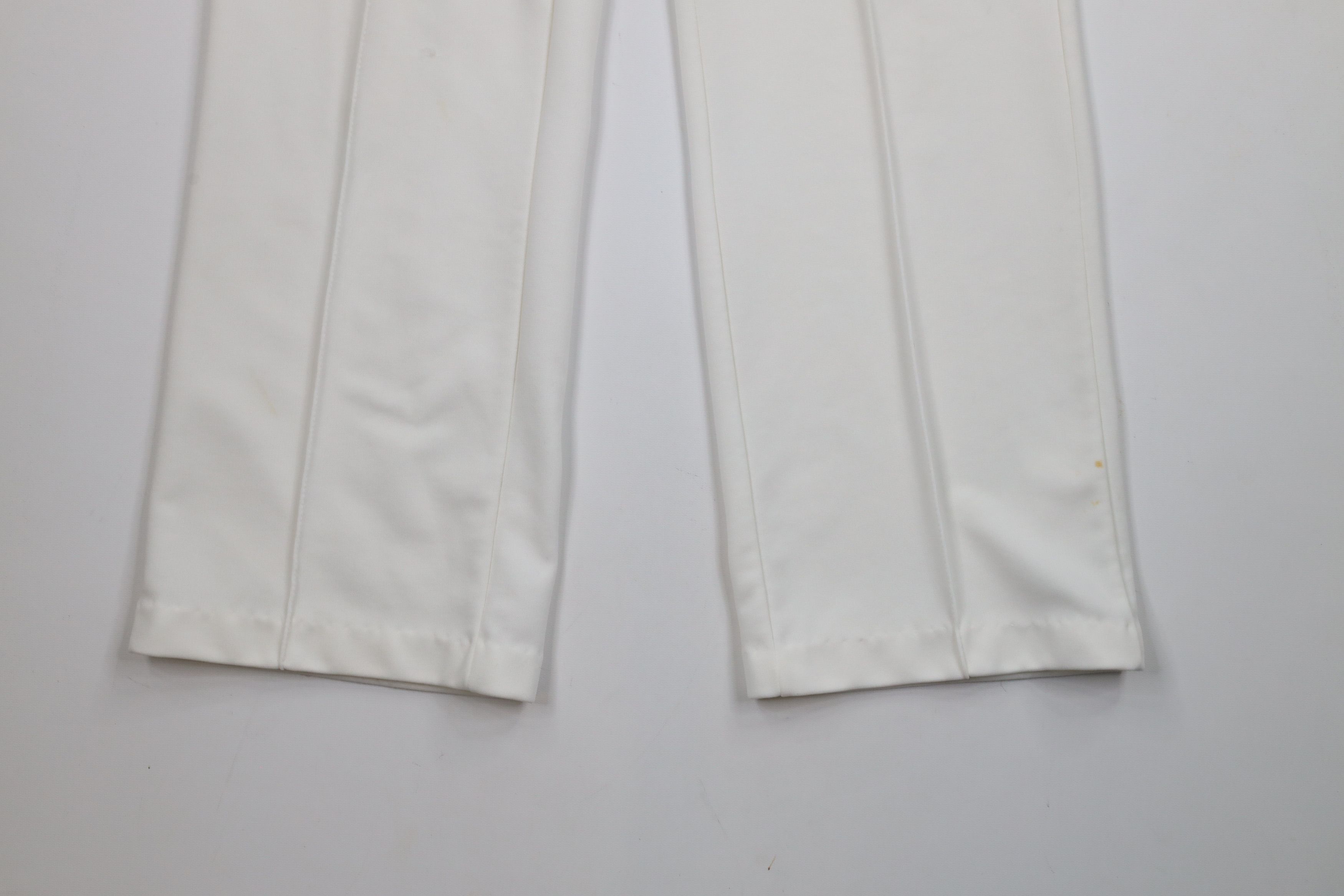 Vintage Vintage 70s Streetwear Knit Bell Bottoms Pants White USA Size 32" / US 10 / IT 46 - 4 Thumbnail