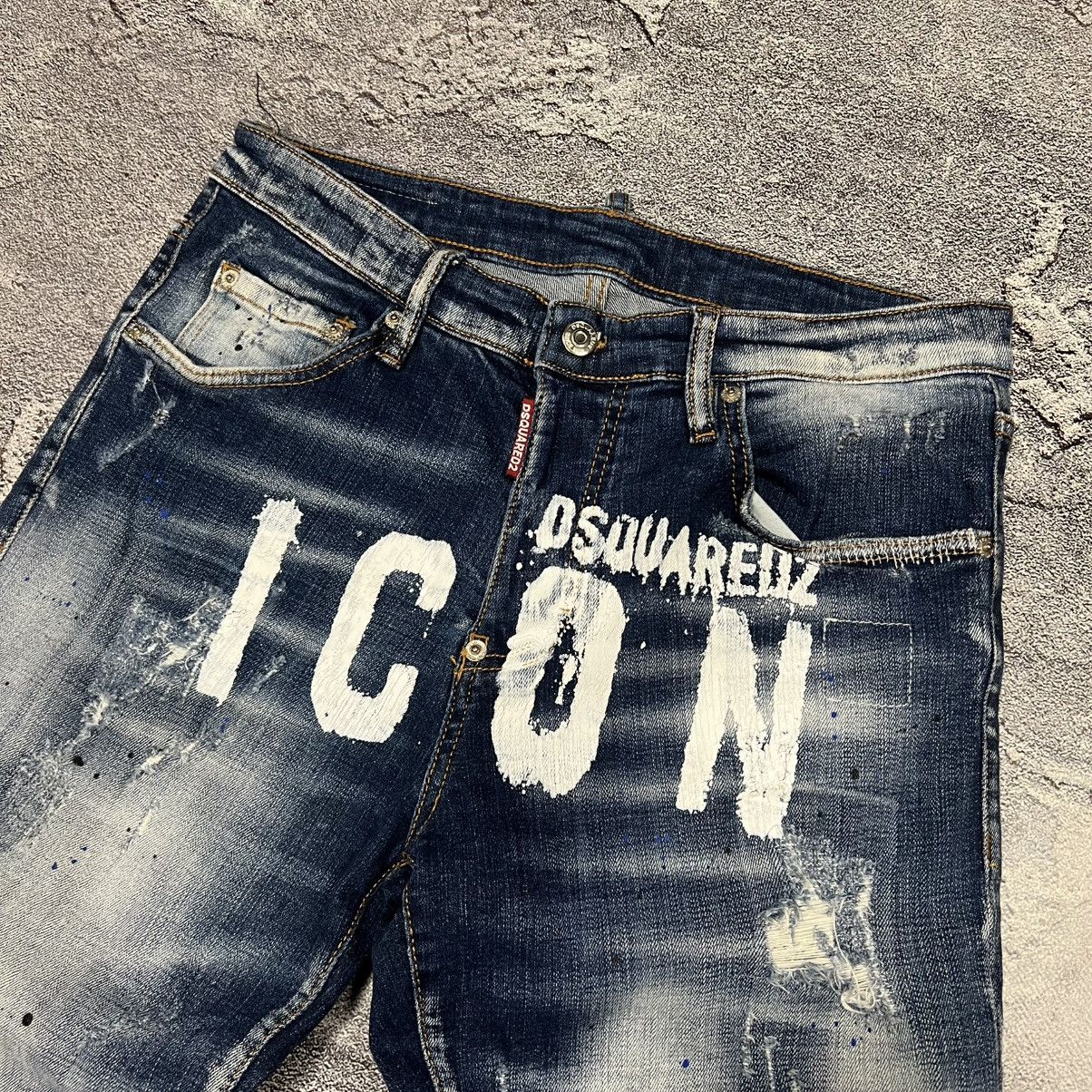 Dsquared2 Vintage Shorts Dsquared Icon Big Print Size US 30 / EU 46 - 2 Thumbnail
